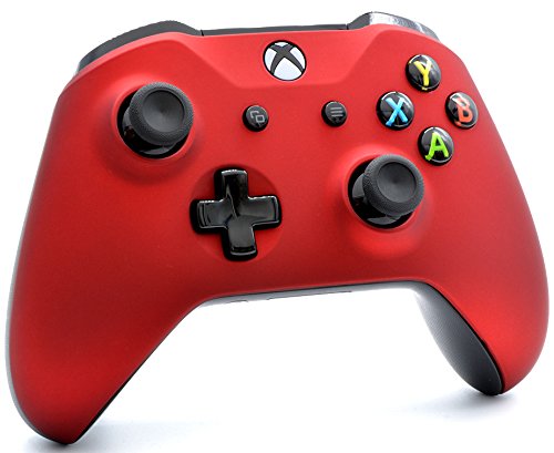 Rapid Fire Custom Modded Controller for Xbox One S/X - 40 Mods Compatible with Call of Duty, Fortnite & Major Shooter Games (3.5mm Jack, Soft Touch Red) - Perfect for Competitive Gaming & Esports Tournaments