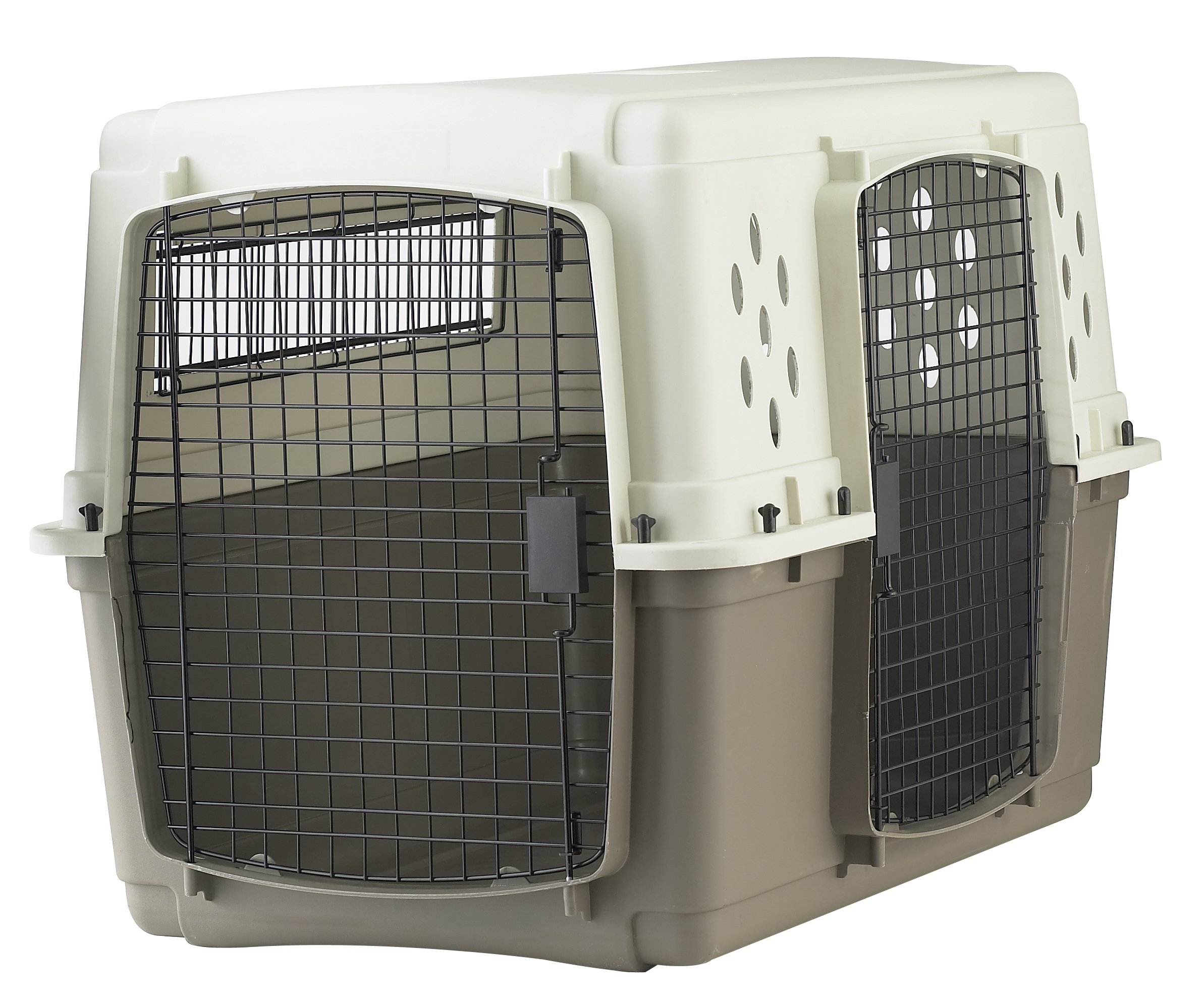 Pet Lodge® Two Door Dog Crate for Large Dogs Up to 70 lbs - Airline Approved Travel Kennel with Side Door - Durable Pet Cage for Home, Car & Airplane Travel - Perfect for Training, Transport & Vet Visits