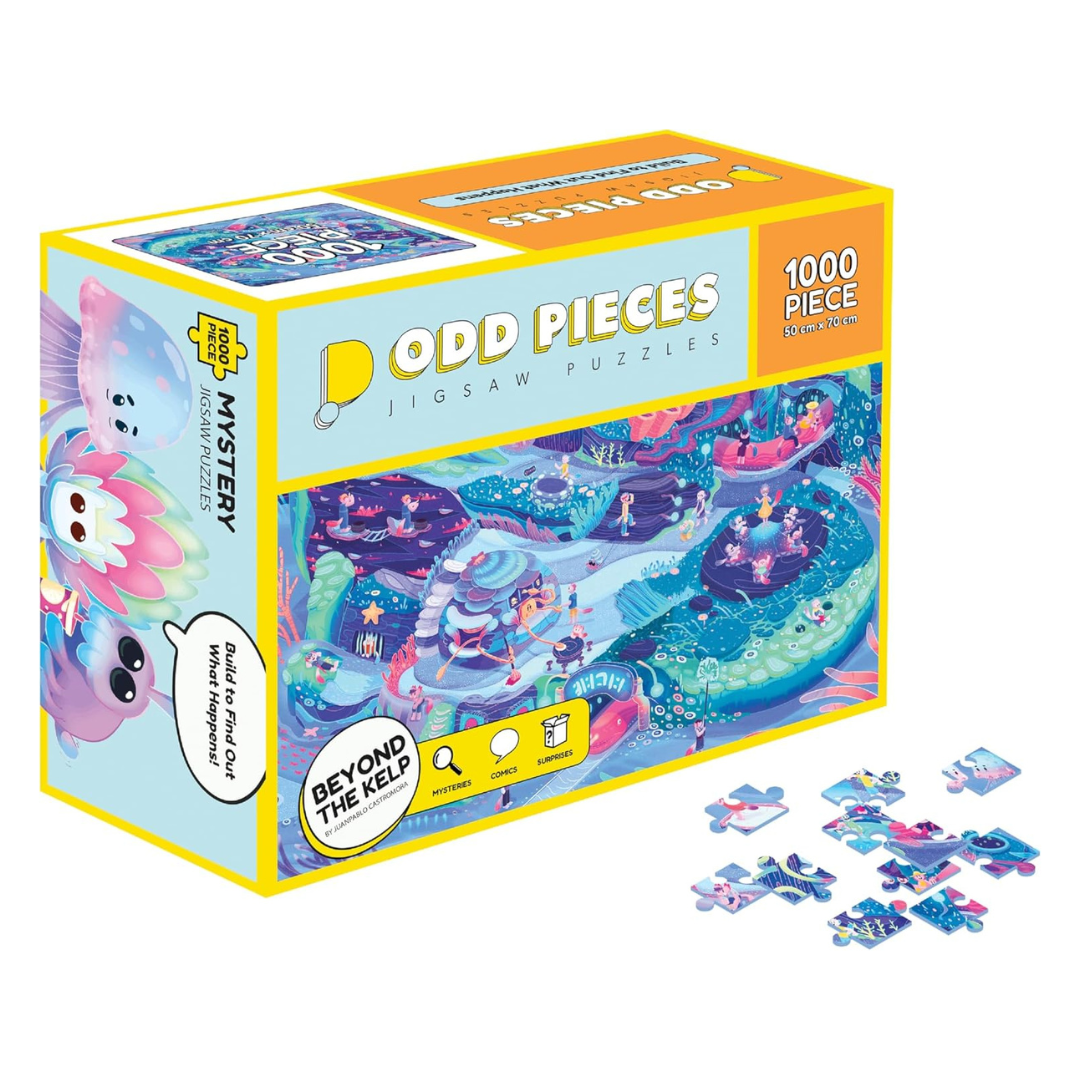 Beyond the Kelp | 1000-Piece Ocean Themed Jigsaw Puzzle for Adults - Perfect for Relaxation, Family Bonding & Home Decor