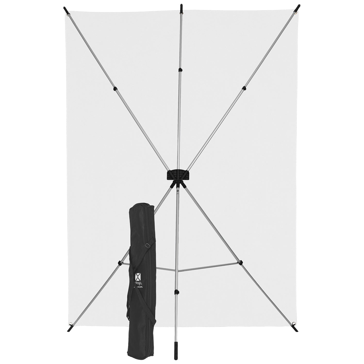 uLite 2 Light Umbrella Kit with X Drop Backdrop & Stands - Professional Photography Lighting Equipment for Studio, Portrait, and Product Photography