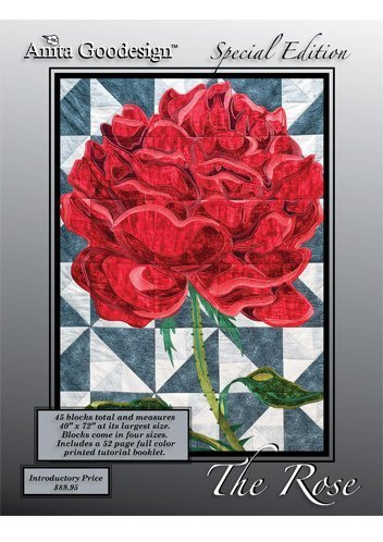 Anita Goodesign Rose Special Edition Embroidery Machine Designs CD - Floral Patterns for Quilting, Home Decor & DIY Craft Projects