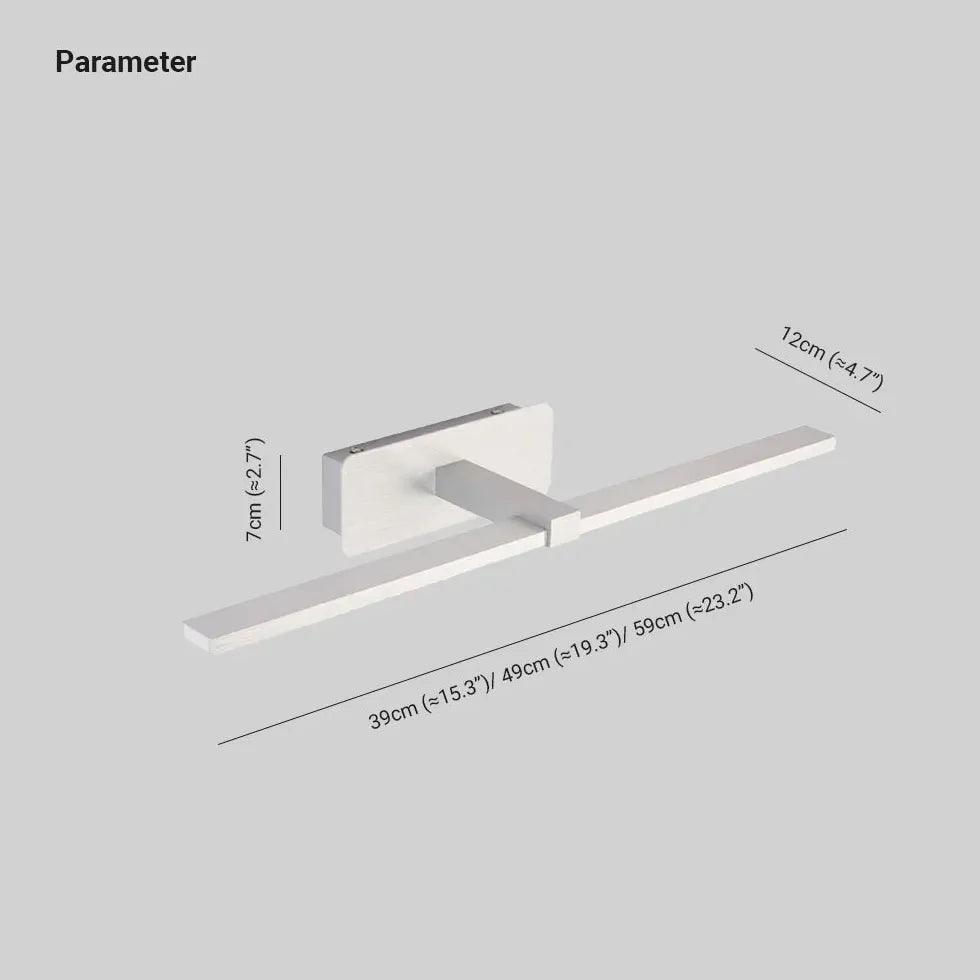 Silver Minimalist LED Picture Light - Modern Art Display Lighting for Home Gallery, Museum & Office Decor