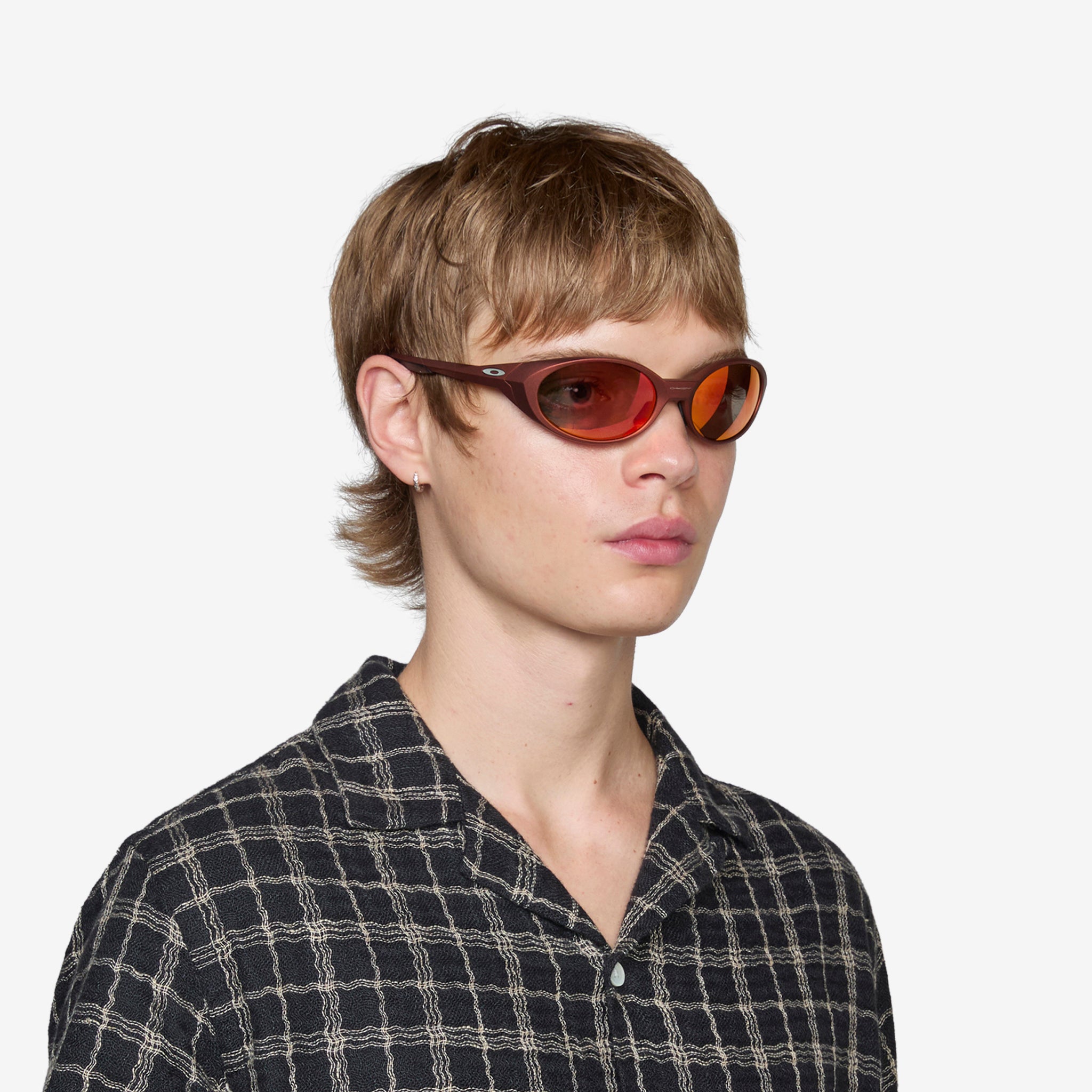 Oakley Eye Jacket™ Redux Sunglasses - Fire Orange Frame with Prizm Trail Torch Lenses for Cycling, Running & Outdoor Sports