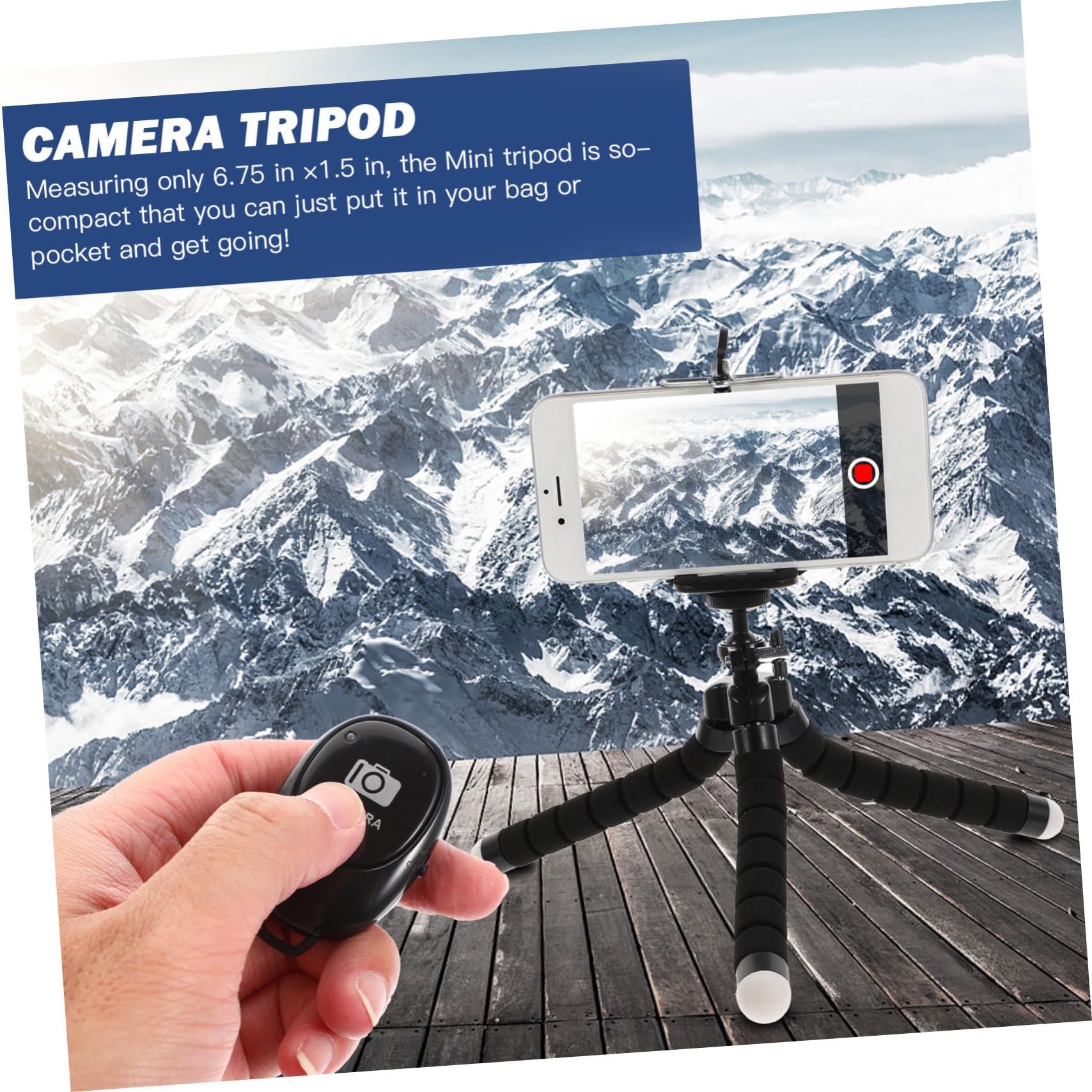 Uonlytech 2 Pack Universal Phone Stand for Desk - Adjustable Triangle Phone Holder, Camera Stand & Photography Tripod for iPhone, Samsung, Smartphones - Perfect for Video Calls, Live Streaming & Content Creation