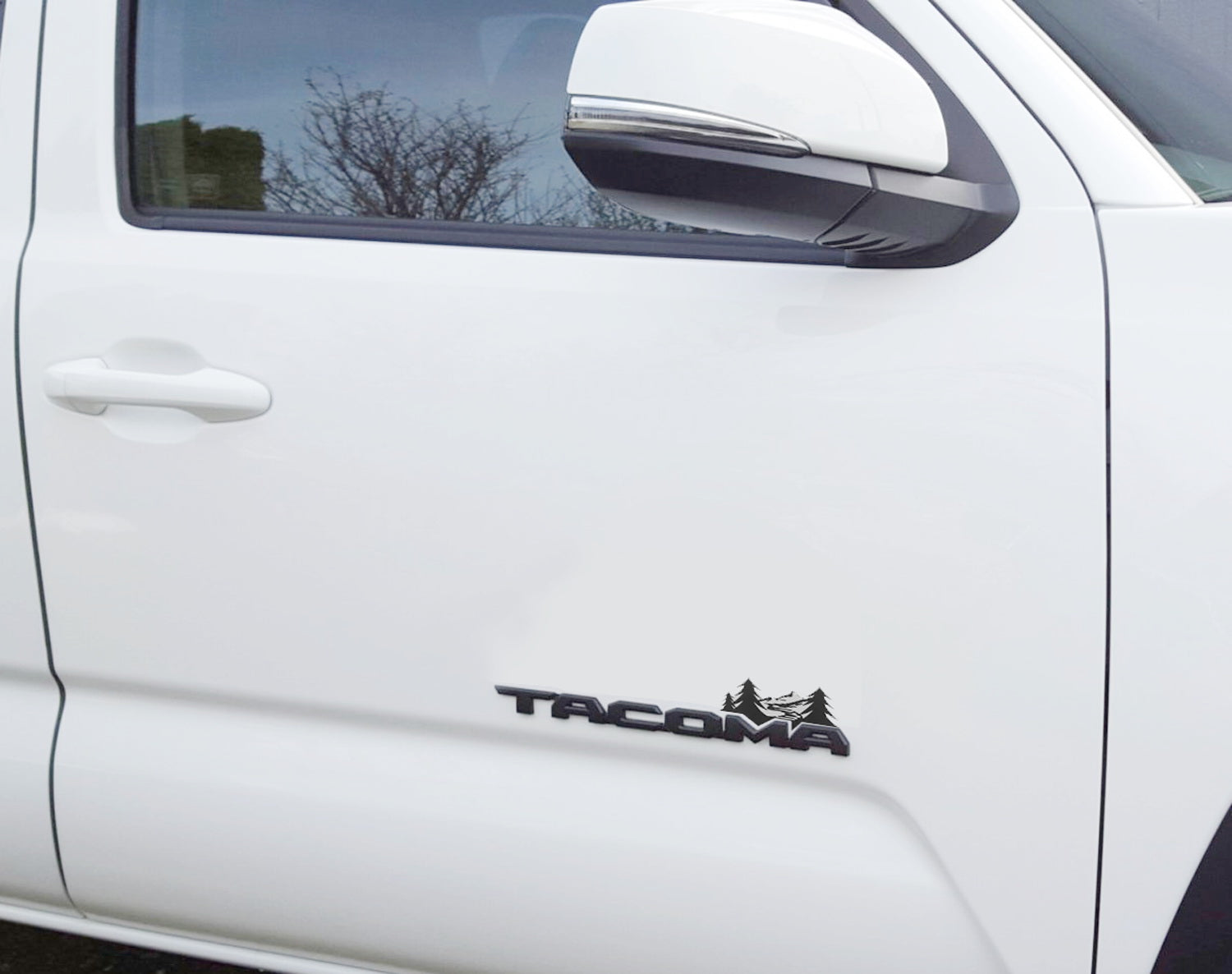 Black Mountain Trail Team Fender Decals (2-Pack) for Toyota Tacoma Tundra 4Runner FJ - Off-Road Adventure Stickers for Truck & SUV Customization