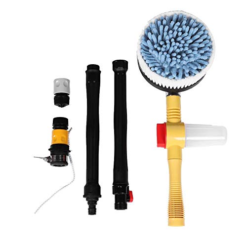 Aramox High Pressure Rotating Car Wash Brush - Car Cleaning Sponge Tool with Accessories for Auto Detailing & Vehicle Washing (Perfect for Cars, Trucks, SUVs & RVs)