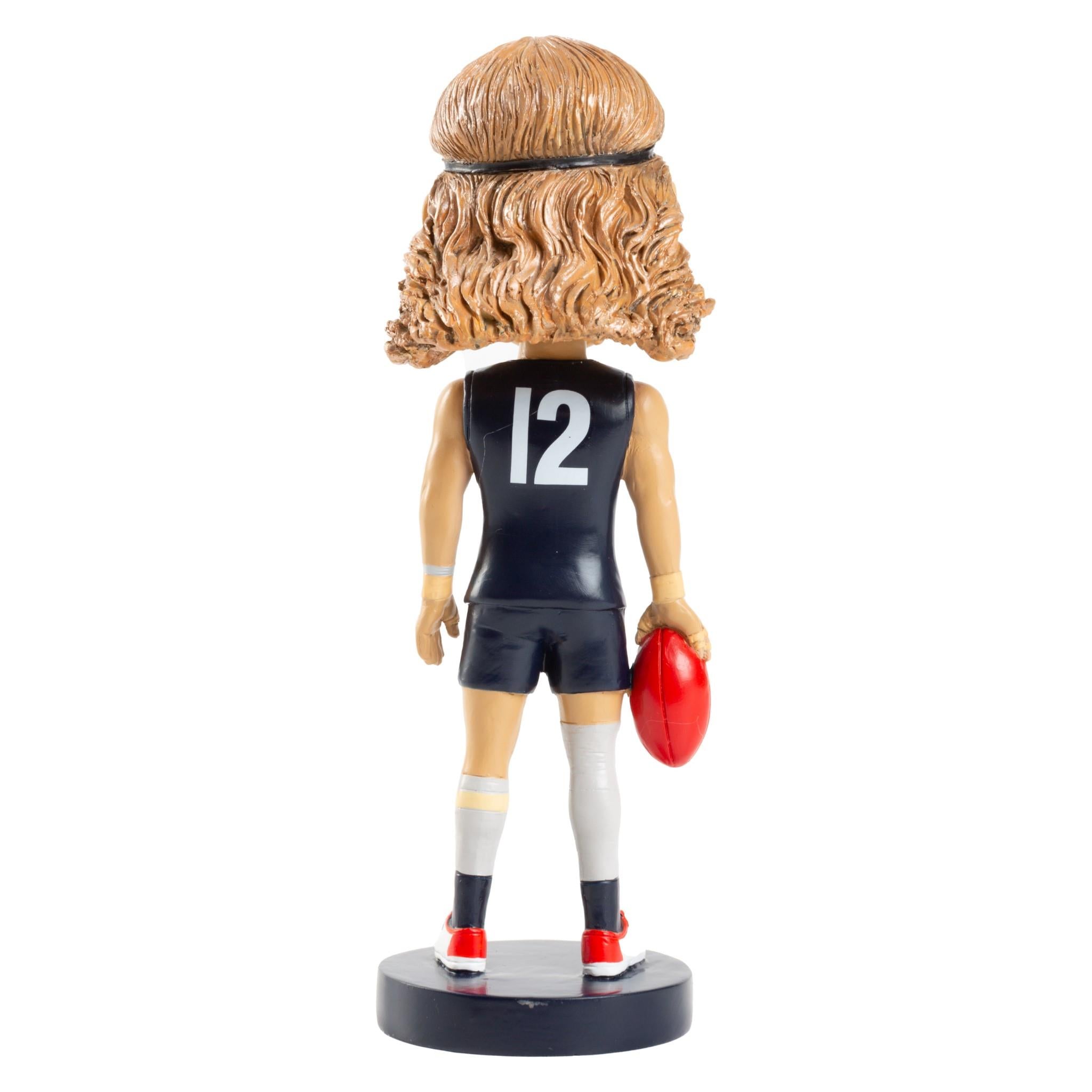 Carlton Blues AFL Tom De Koning Bobblehead - Official AFL Collectible for Fans & Sports Memorabilia Enthusiasts - Perfect for Game Day Decor & Fan Cave Displays