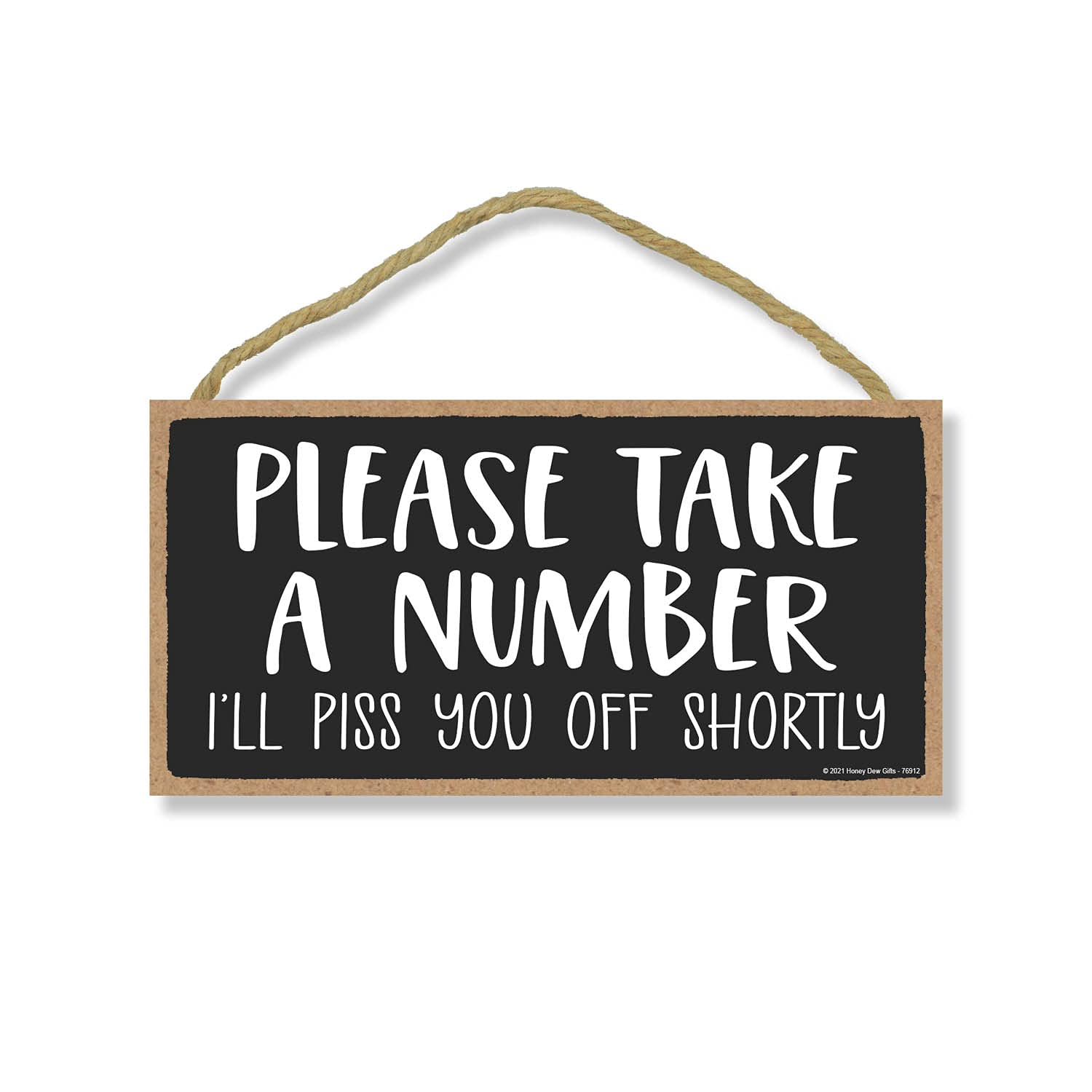 Funny Honey Dew Bar Sign - 5x10 Inch Office & Store Decor for Humor Lovers