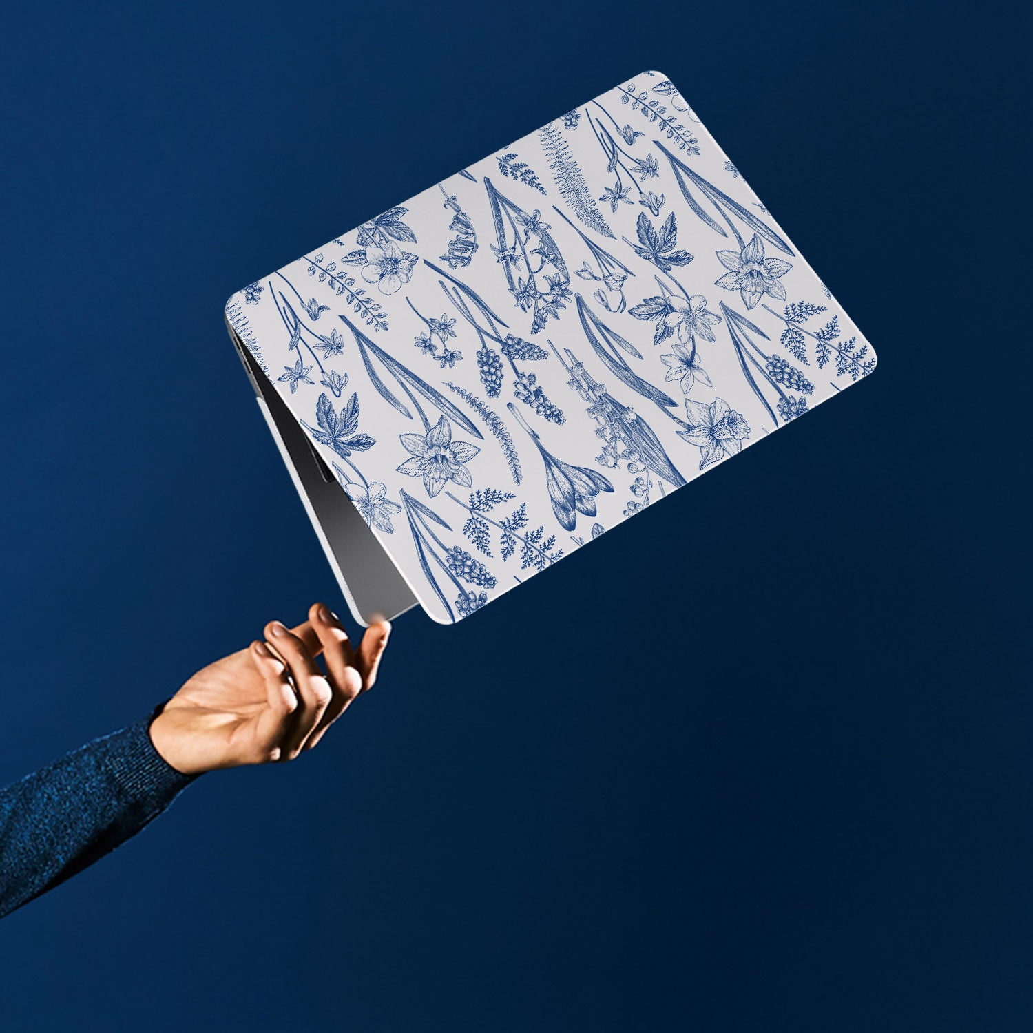 Premium Surface Laptop Case with Floral Design - Slim Protective Cover for Microsoft Surface Laptop 1/2/3/4 - Perfect for Work, Travel & School