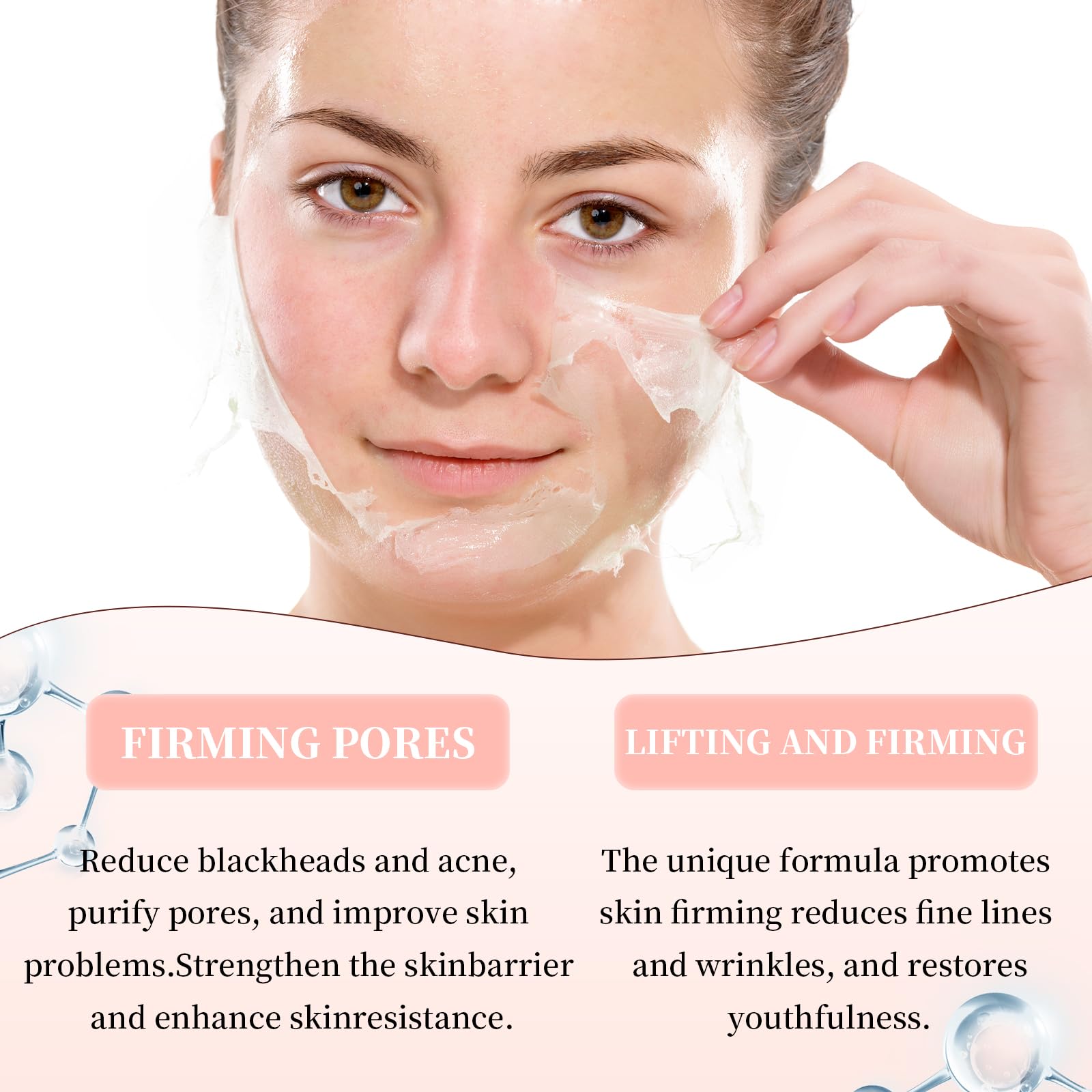 Fubsta Collagen Night Wrapping Mask for Dry & Dehydrated Skin - Overnight Peel Off Facial Mask with Collagen for Elasticity & Hydration Care (1 Pack) | Perfect for Nighttime Skincare Routine & Spa Treatment at Home