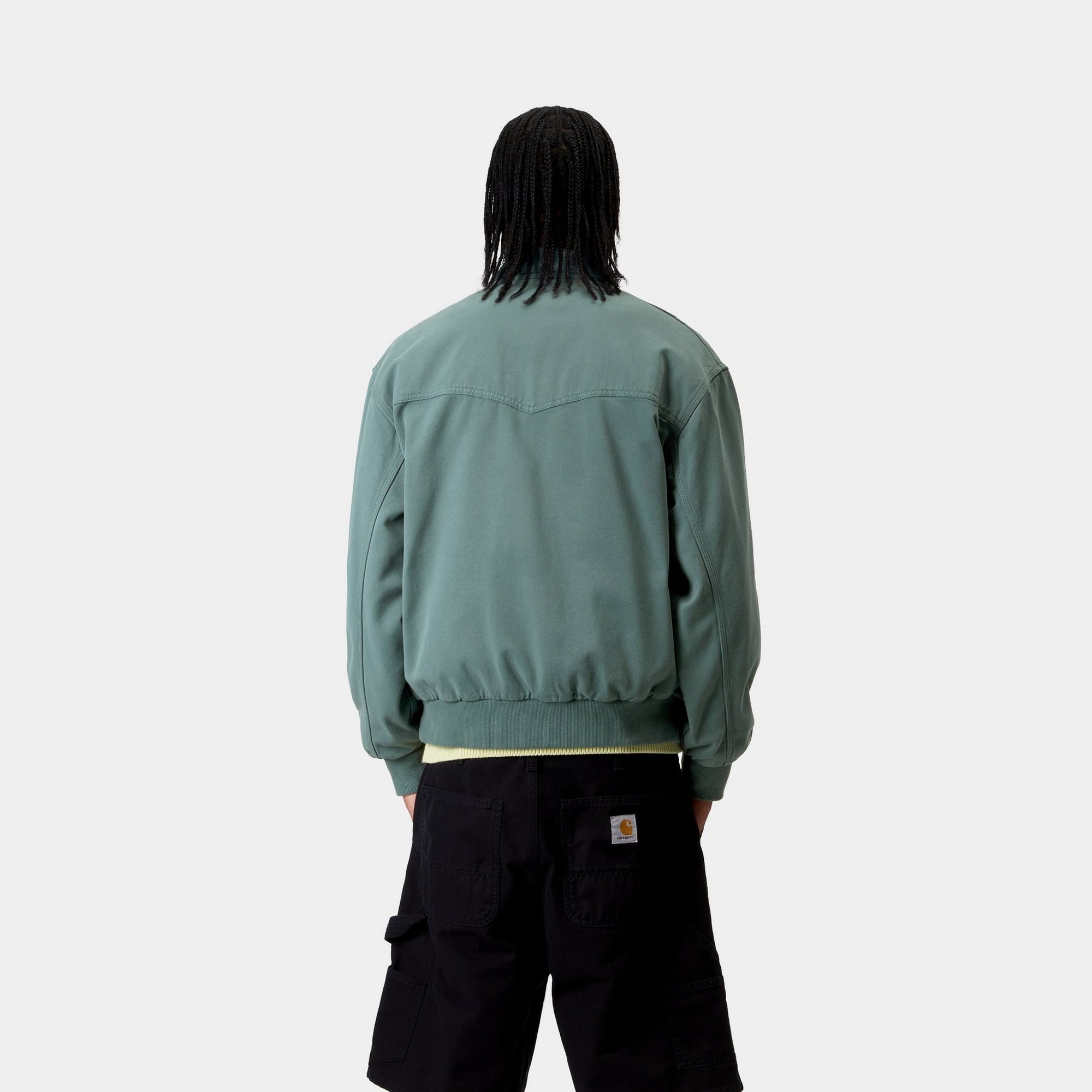 OG Santa Fe Jacket for Men - Spring Lightweight Jacket in Silver Pine (Garment Dyed) | Casual Outerwear for Hiking, Travel & Street Style