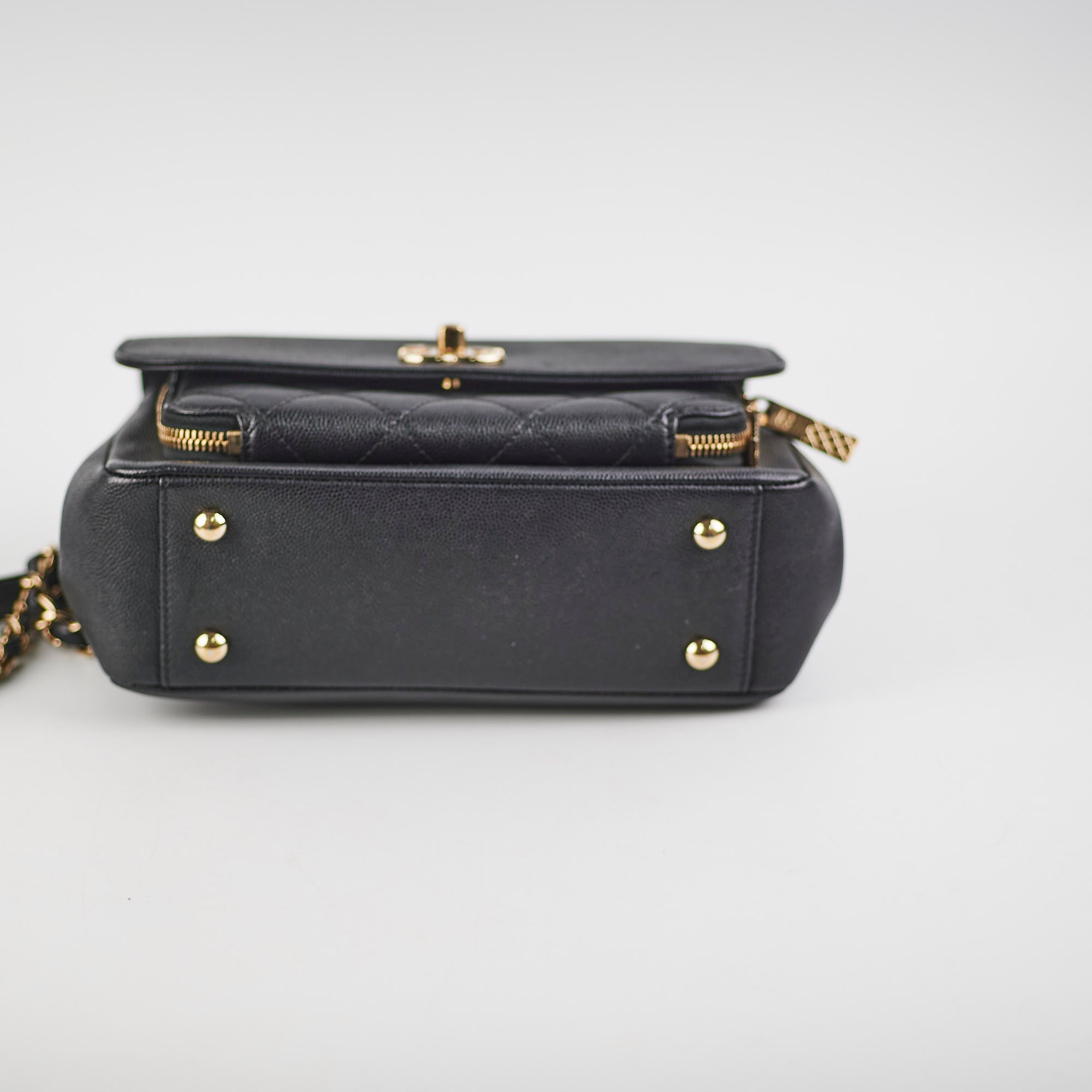 Chanel Business Affinity Handbag - Luxury Black Leather Crossbody Bag for Women | Perfect for Work, Travel & Evening Events