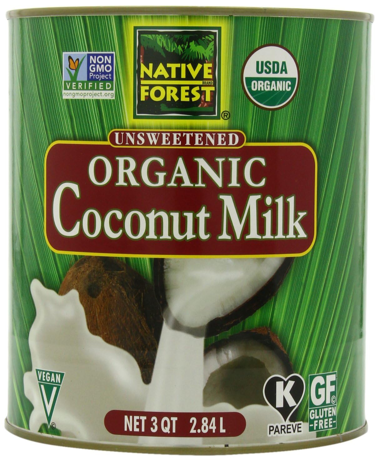 Organic Coconut Milk - Pure, Natural & Unsweetened for Smoothies, Baking & Cooking | Vegan, Gluten-Free & Dairy-Free Alternative | Perfect for Lattes, Curries & Desserts