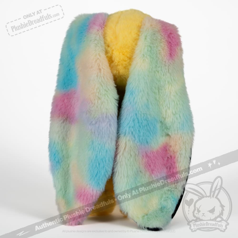 Plushie Dreadfuls Anxiety Rabbit Stuffed Animal - Yellow Limited Edition Soft Plush Toy for Stress Relief & Comfort | Perfect for Anxiety Support, Therapy, and Cuddling