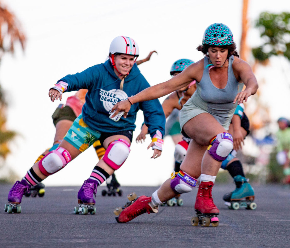 Certified Sweatsaver Helmet - Moxi Signature Edition | Lightweight & Breathable Skating Helmet for Roller Derby, Skateboarding & Outdoor Sports