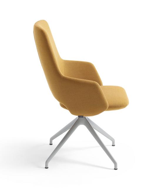 Artifort Jima Highback Swivel Chair with Star Base - Modern Ergonomic Office Chair for Home & Workspace