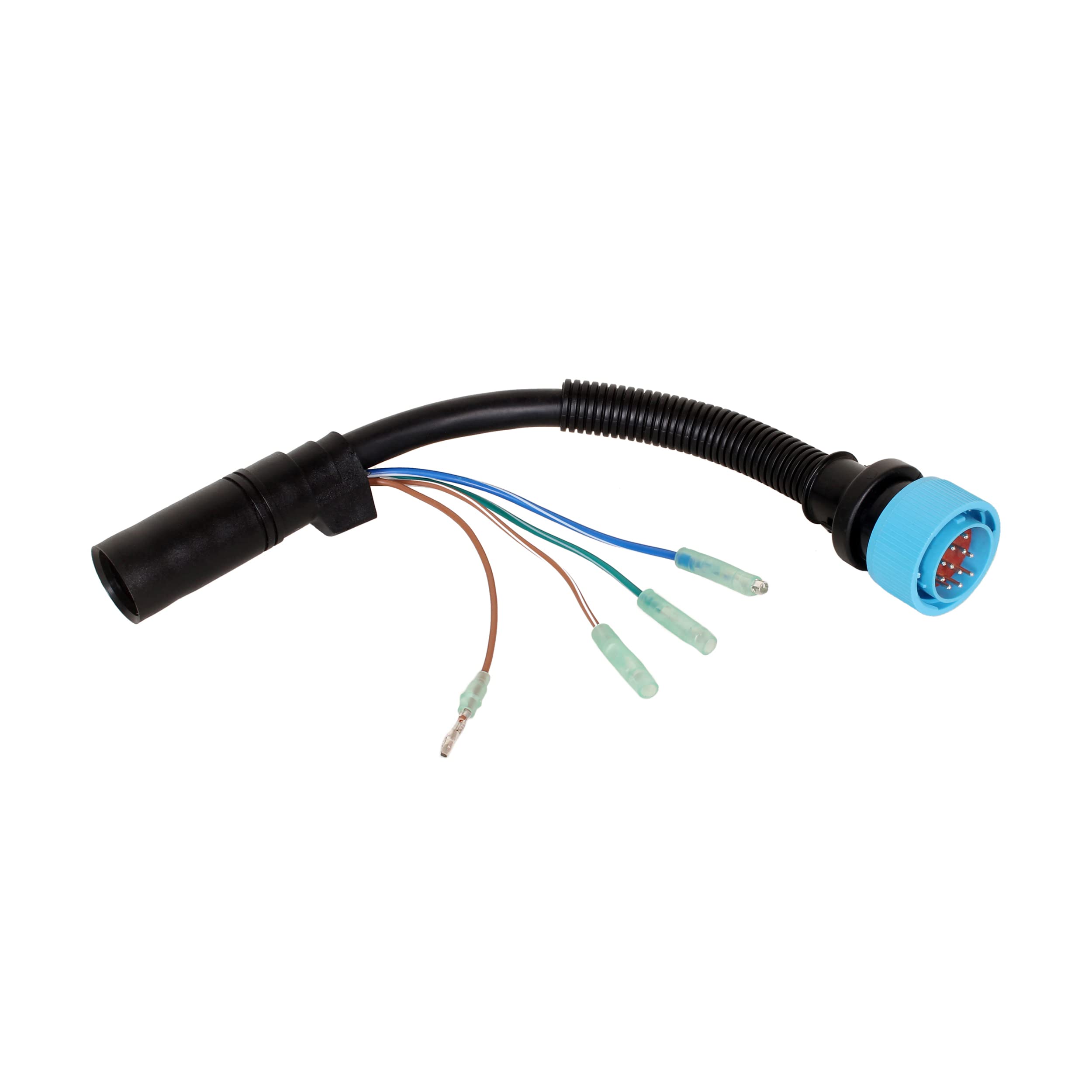 **Boat Motor Ignition Wire Adapter Harness Assembly 84-896542T01 for Mercury Mariner Quicksilver Mercruiser Outboard Engine Remote Control Box - 8 Pin to 14 Pin, 1ft (0.31m) - Perfect for Marine Engine Repairs & Upgrades**