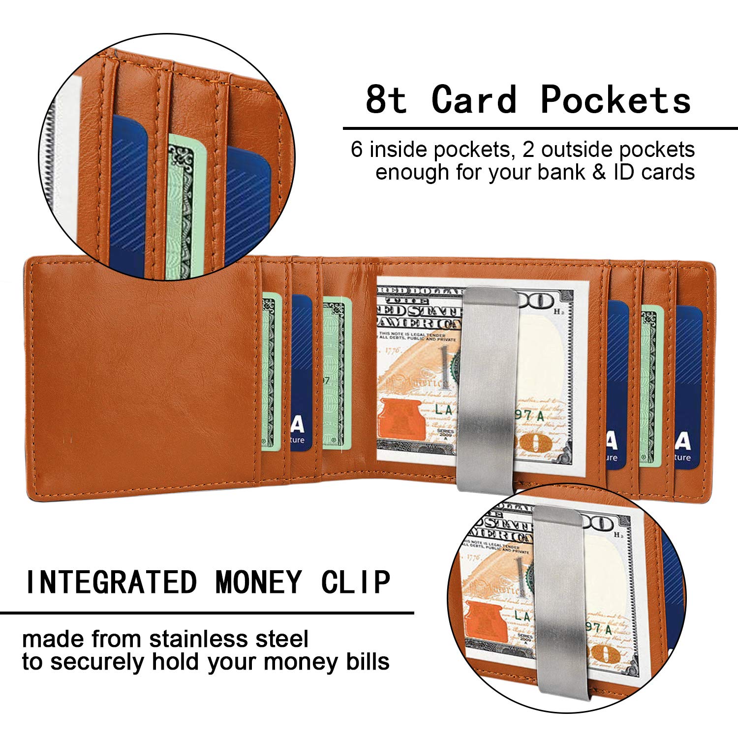 Personalized RFID Wallet for Men - Slim Bifold Gift for Husband (Birthday/Anniversary/Christmas) - Perfect for Everyday Use & Travel