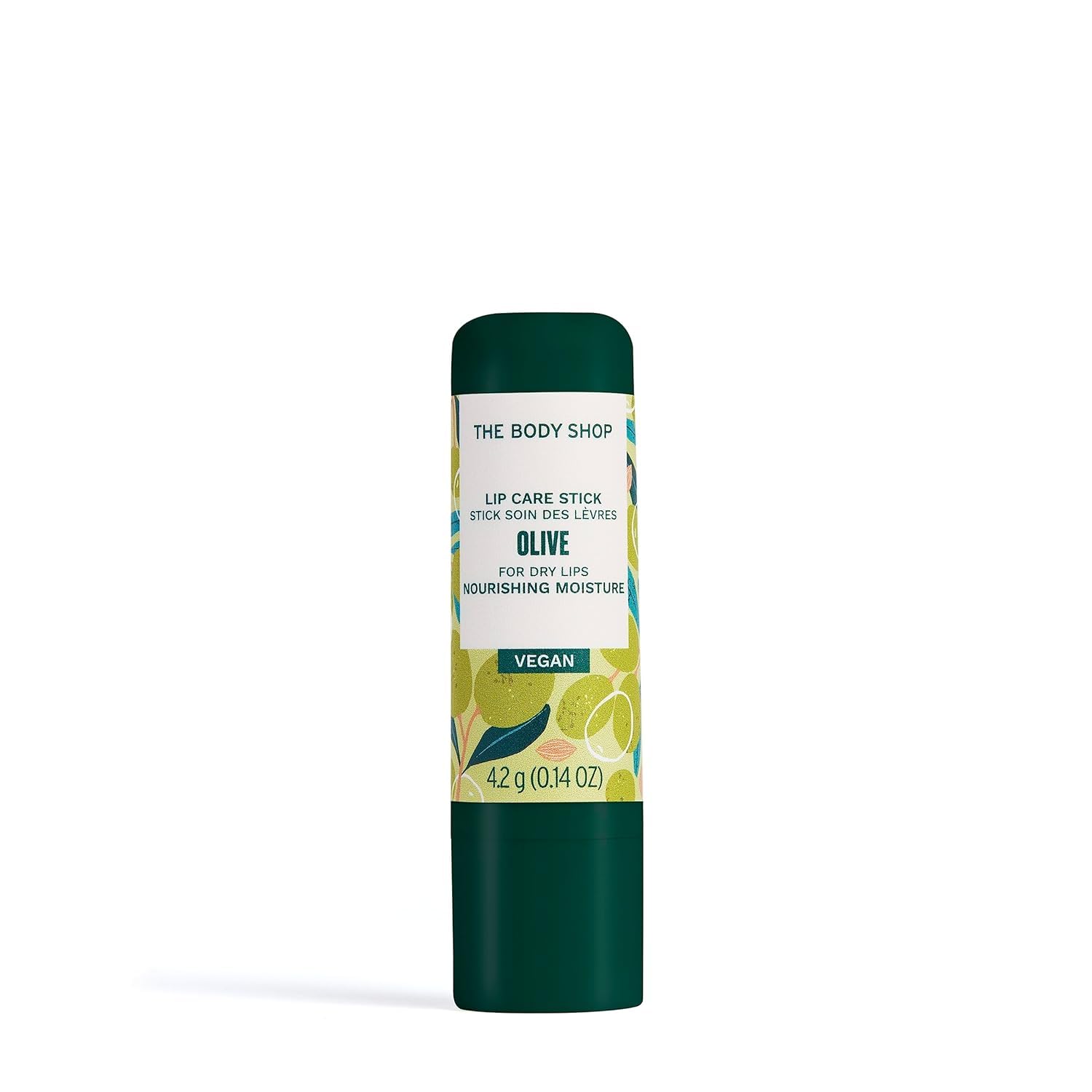 The Body Shop White Almond Milk Lip Care Stick - Vegan Nourishing Moisture for Dry & Sensitive Lips (4.2g) | Perfect for Winter Hydration & Daily Lip Care
