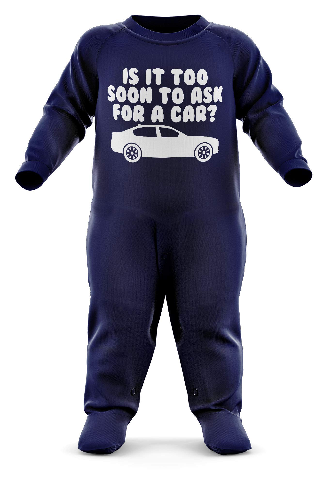 Funny Car Baby Romper - Newborn One-Piece for Christmas & Birthdays