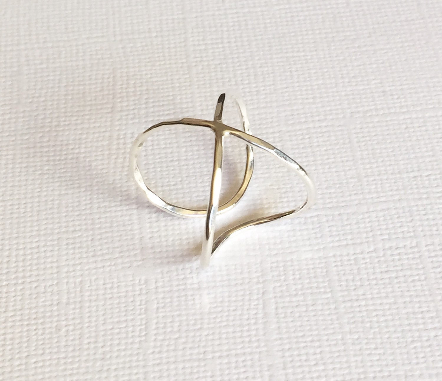 Infinity Cuff Ring - Sterling Silver (R131) | Elegant Stackable Jewelry for Women, Perfect for Everyday Wear & Special Occasions