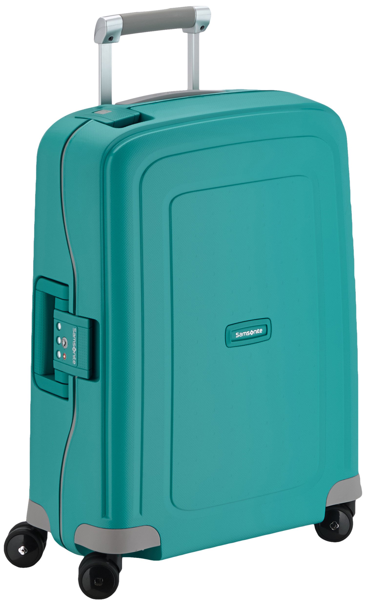 Samsonite 34L Carry-On Luggage 55x40x20cm Aqua Blue - Perfect for Air Travel, Business Trips & Weekend Getaways