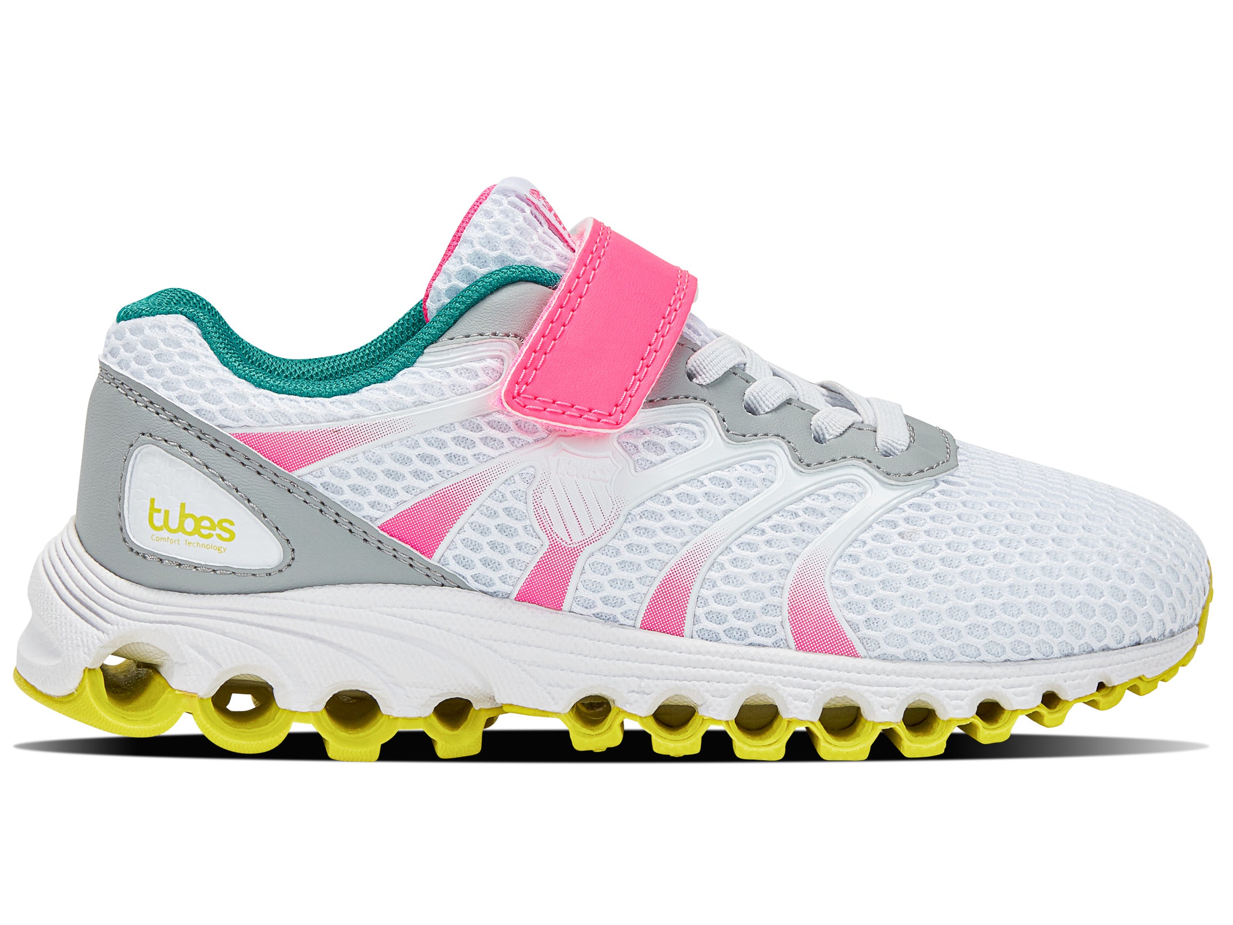 57160 025 M | High-Rise Neon Pink/Neon Teal/Optical Yellow Tubes 200 Strap - Perfect for Sports, Fitness, and Outdoor Activities