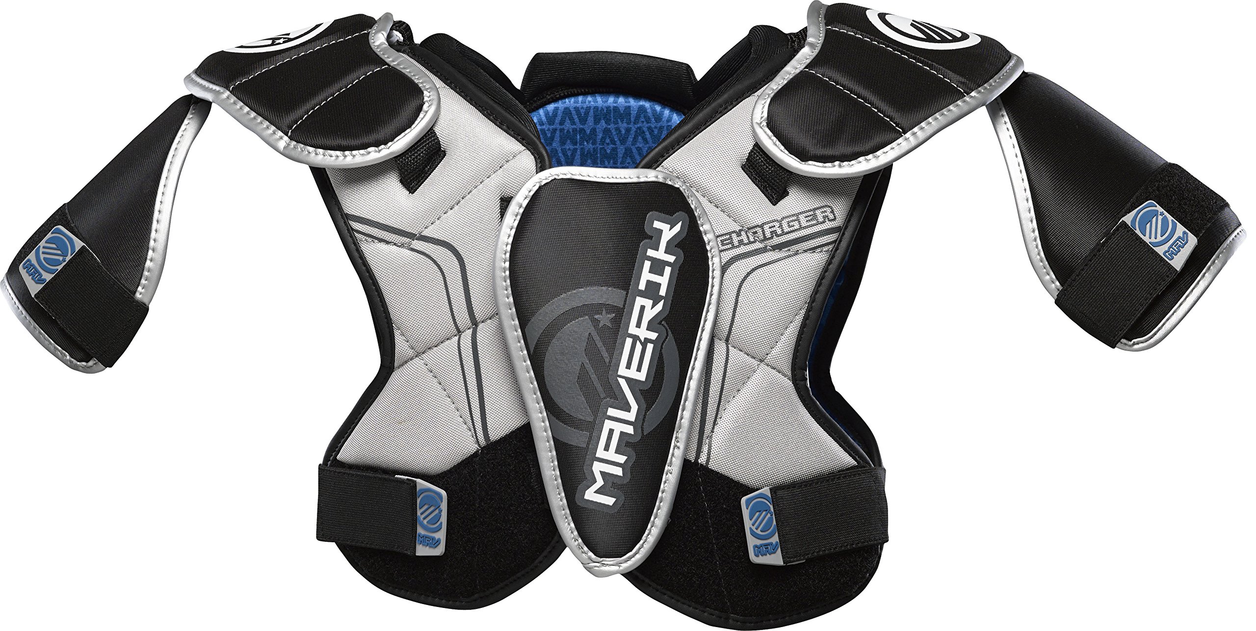 Maverik Lacrosse Charger Shoulder Pads - Lightweight Protective Gear for Men & Women - Ideal for Training, Games, and Competitive Play
