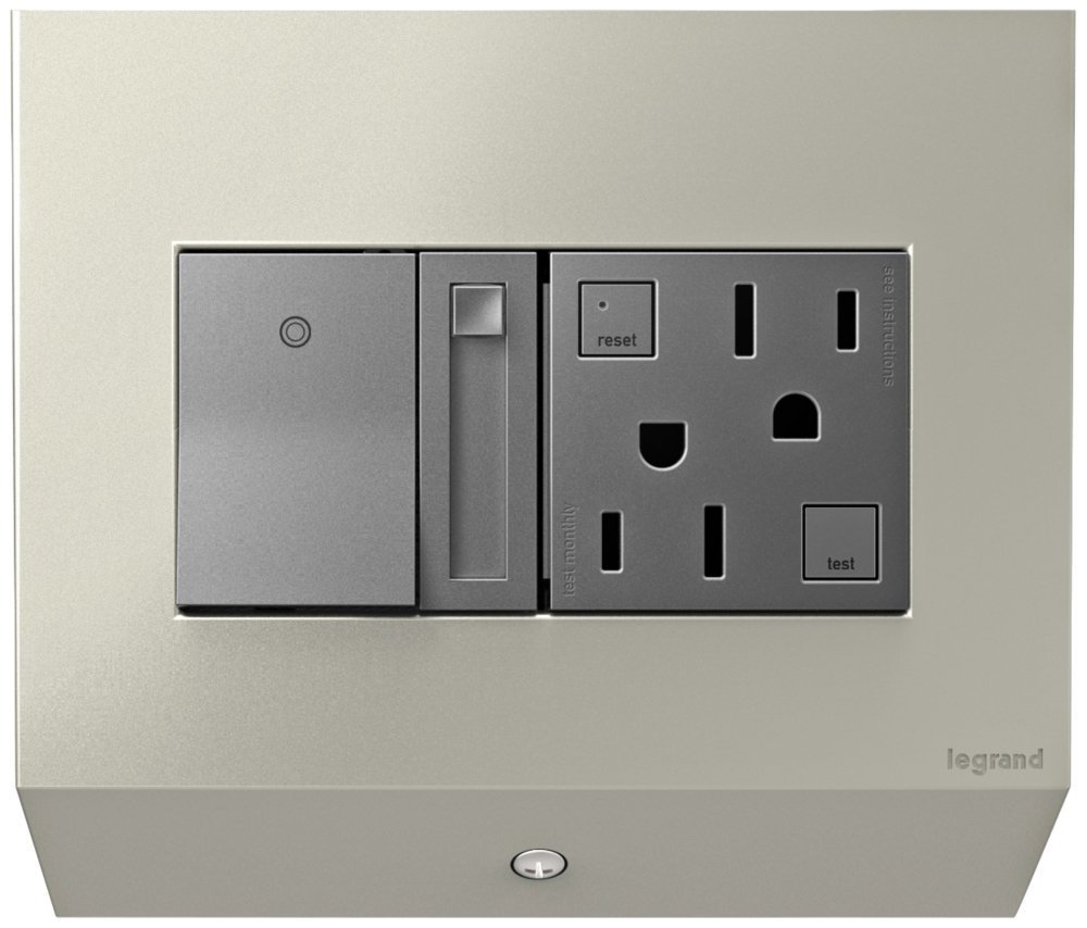 15A GFCI Paddle Dimmer Control Box - Waterproof Outdoor Electrical Switch for Pool, Spa, and Landscape Lighting