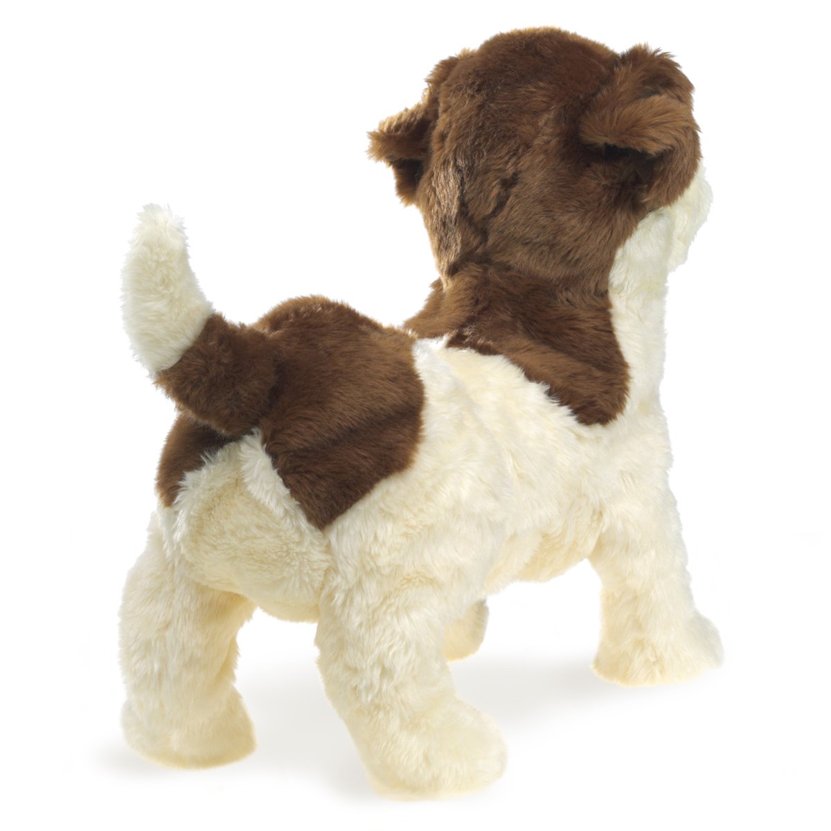 Folkmanis 2848 Jack Russell Terrier Hand Puppet - Realistic Smooth Coat Dog Puppet for Kids Storytelling, Education & Interactive Play | Perfect for Classroom, Theater & Family Fun Activities
