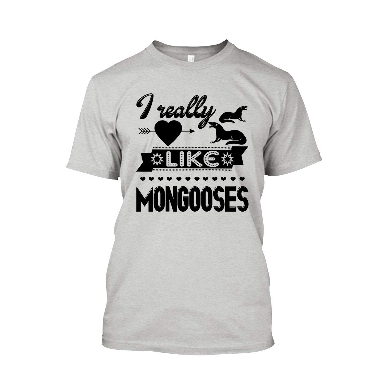 Premium Mongoose Men's T-Shirt - Soft Cotton Casual Tee for Men & Women - Perfect Gift for Birthdays, Holidays & Everyday Wear