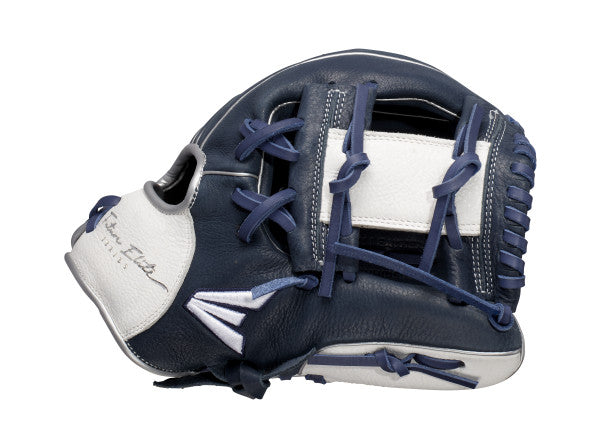 Easton Future Elite 11 (Navy/White) LHT Baseball Glove - Premium Left-Hand Throw Baseball Mitt for Youth & Teens - Perfect for Fielding, Catching & Training Practice