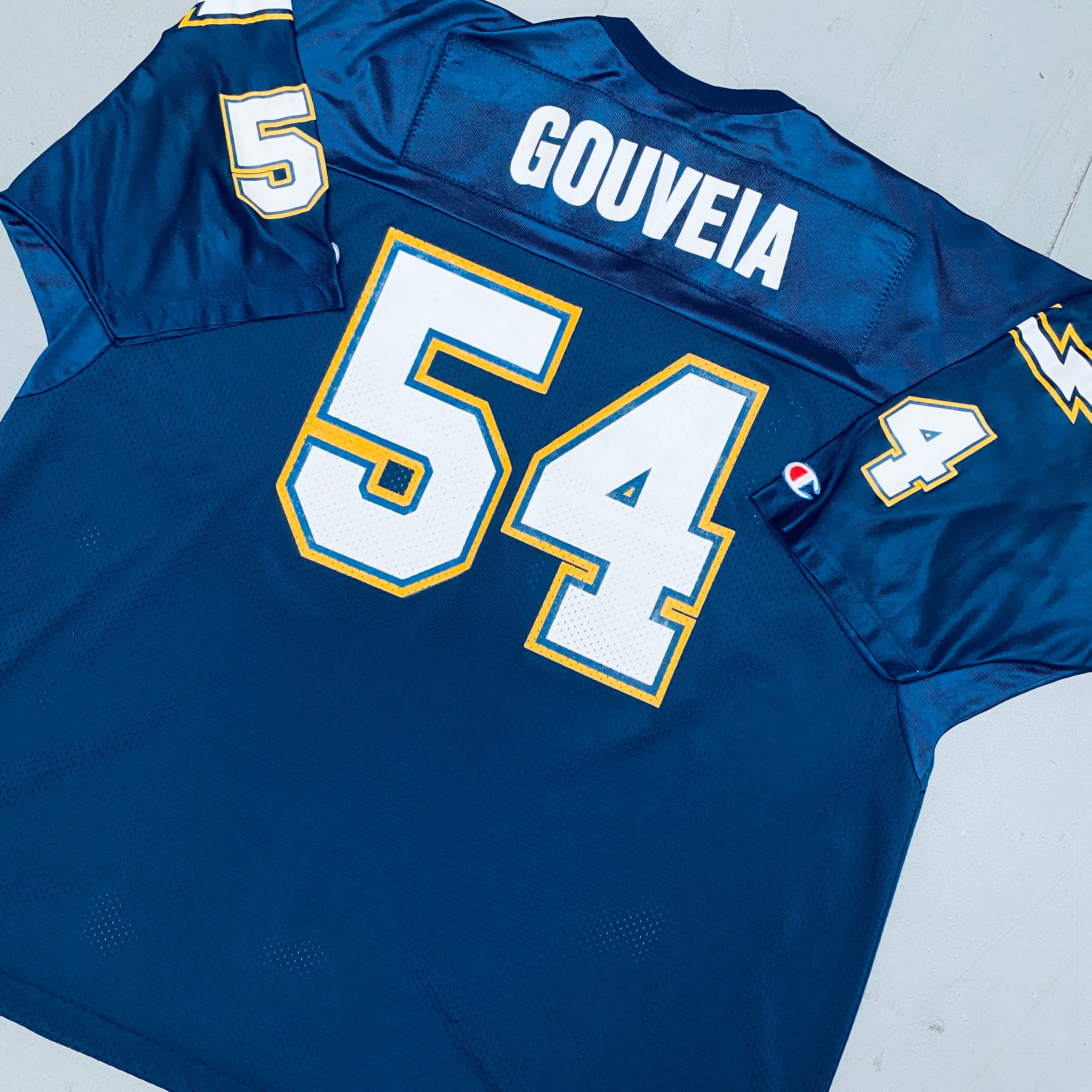 Kurt Gouveia 1996/97 San Diego Chargers Jersey XXXL - Vintage NFL Football Fan Gear for Game Day & Collectors