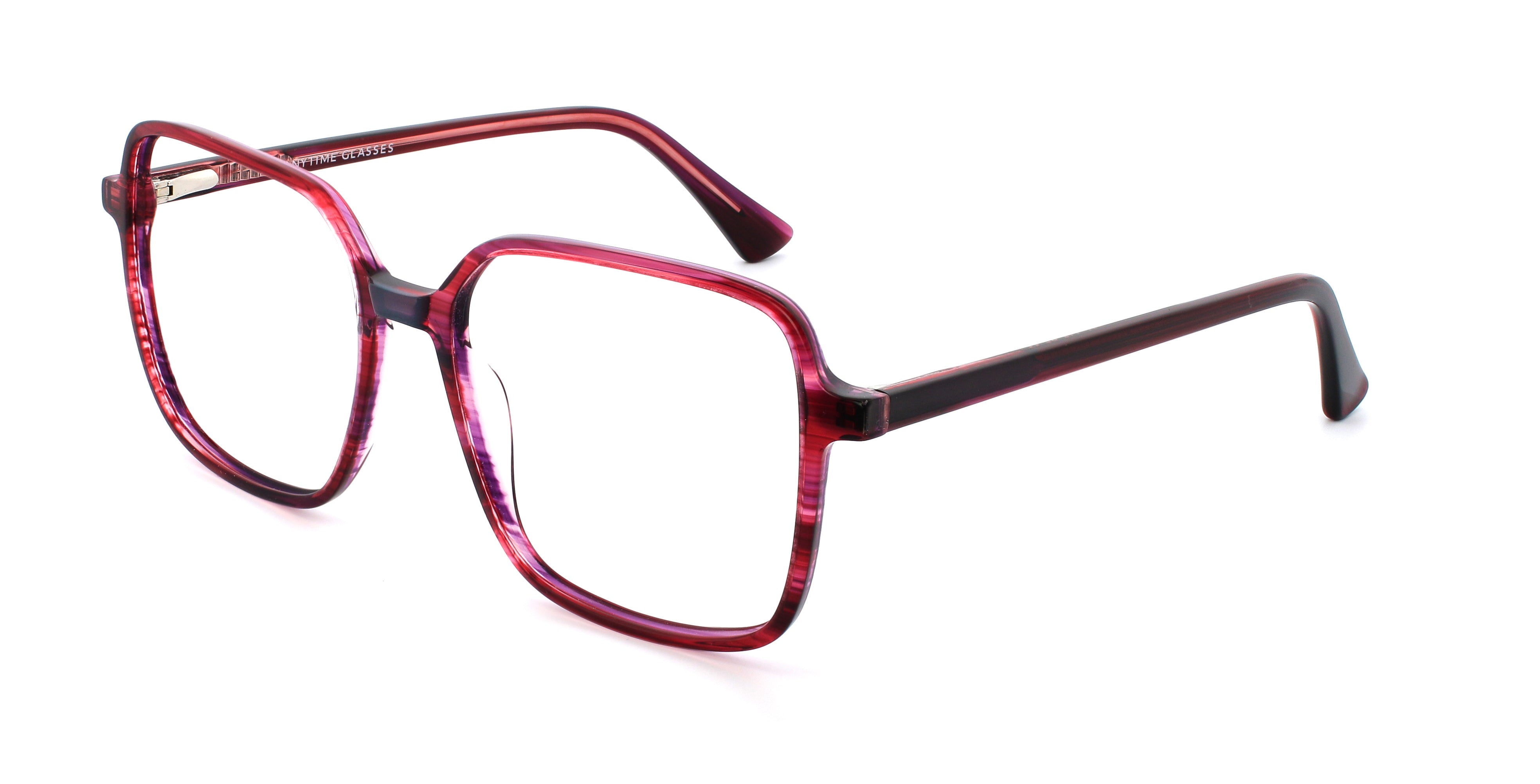WD2173 Claret Brushed Reading Glasses - Stylish & Lightweight for Reading, Working & Computer Use