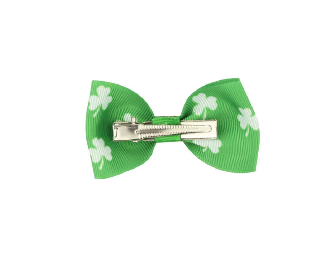 6pcs St. Patrick's Day Irish Shamrock Hair Clips - Green Four Leaf Clover Hairpins & Headband Set for Women Girls - Perfect for St. Patrick's Day Party, Irish Festival, Costume Accessories & Gift Giving
