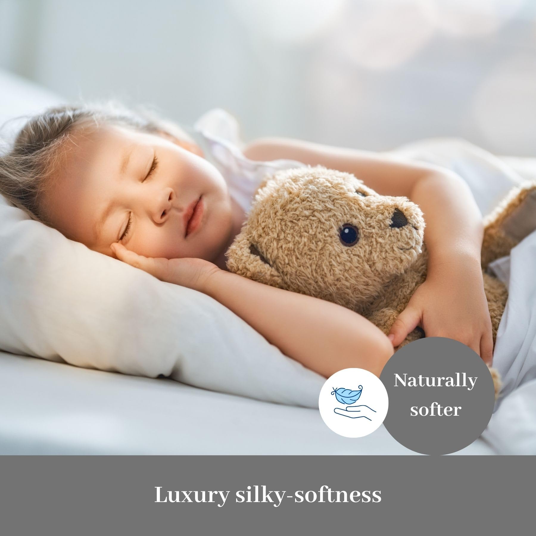 DreamFit DreamChill Cooling Bamboo Viscose Sheets Set - California King Size, White - 100% USA Made, Breathable & Silky Soft for Hot Sleepers - 20