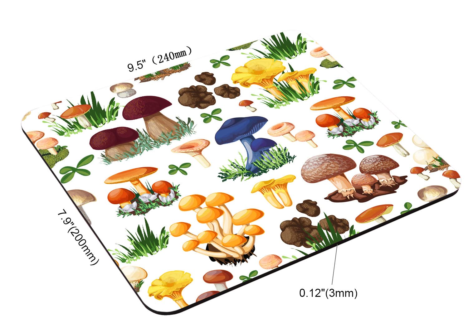 Premium Mushroom-Themed Mouse Pad - 9.5