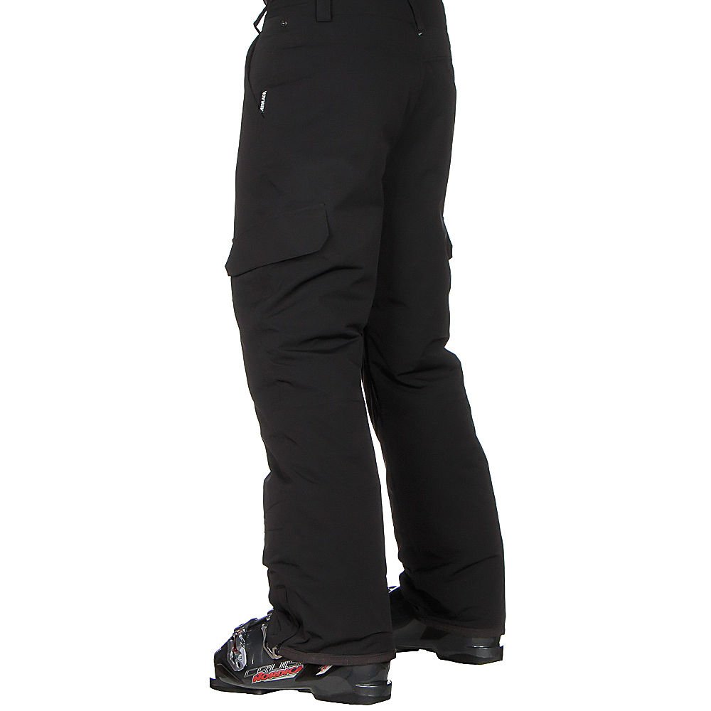 Armada Union Insulated Winter Pants for Men - Large Size, Black - Waterproof & Windproof Cold Weather Trousers for Outdoor Activities, Hiking, and Snow Sports