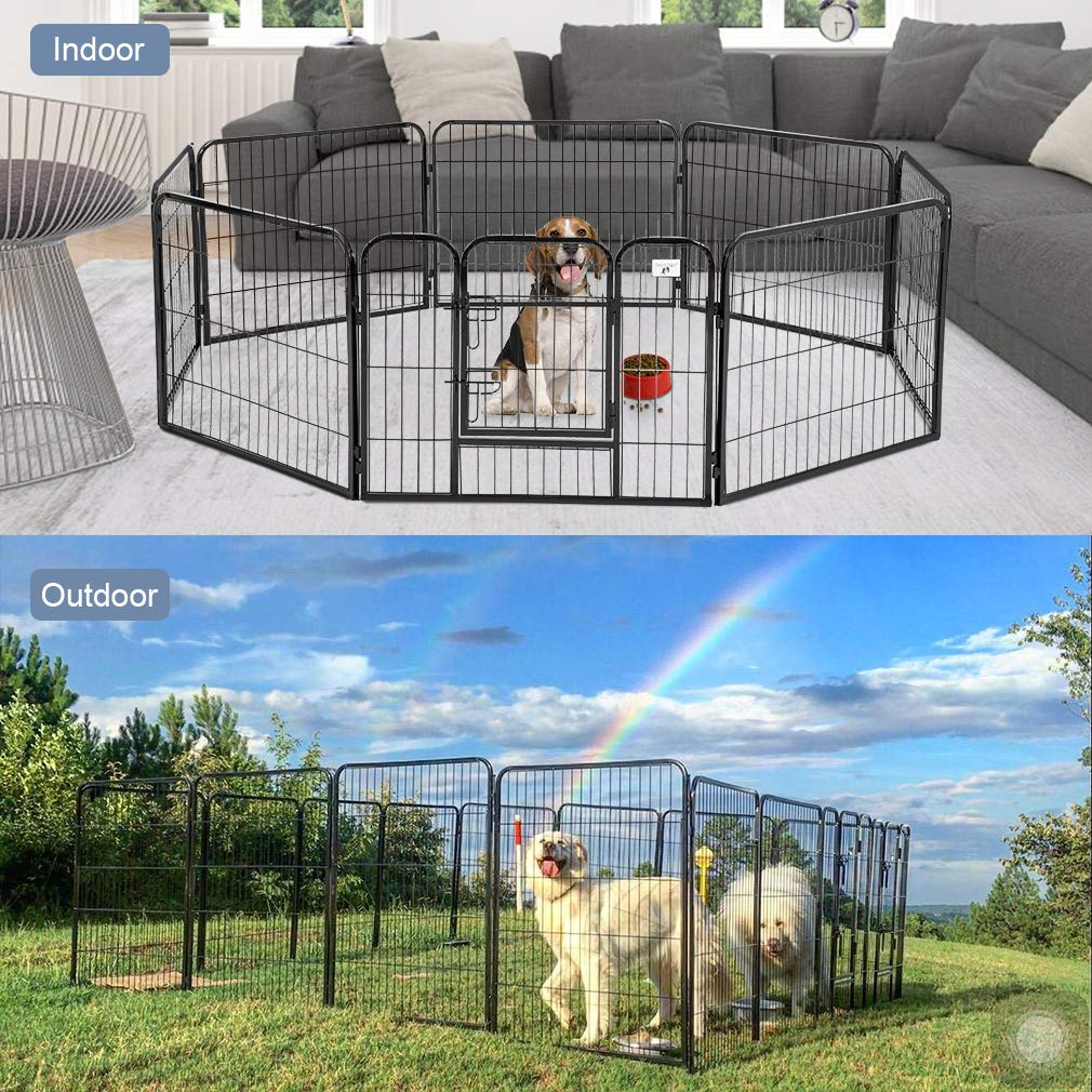 Best Heavy Duty 8-Panel Pet Playpen - 40