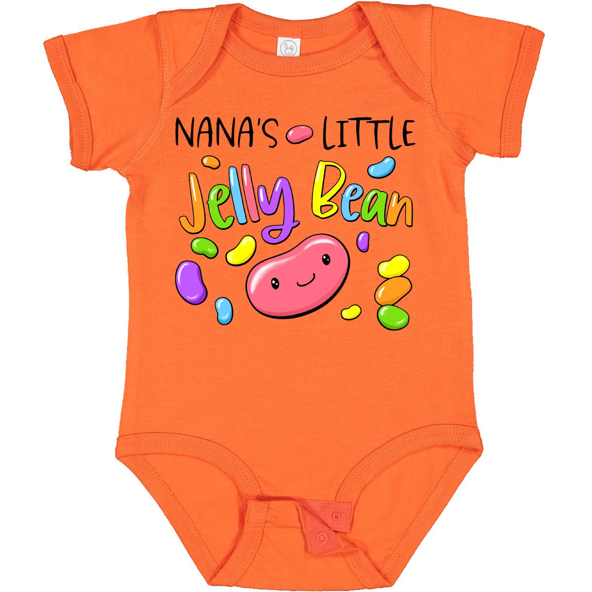 Inktastic Nana's Little Jellybean Baby Bodysuit - Cute Easter Candy Outfit for Newborns & Infants | Perfect for Easter Photos, Baby Showers & Holiday Gifting