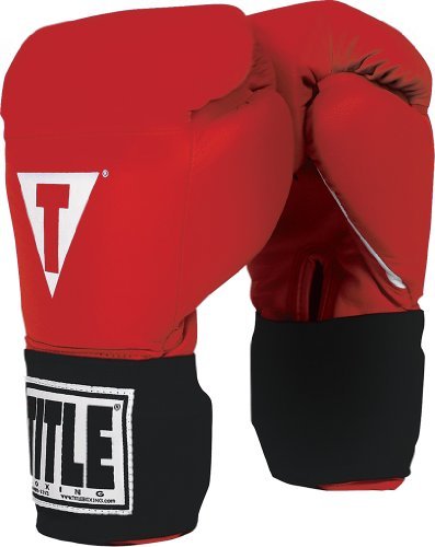 Title Masters USA 16 oz Elastic Boxing Gloves for Training & Competition - Premium Blue Boxing Gloves for Men & Women - Perfect for MMA, Sparring, and Heavy Bag Workouts