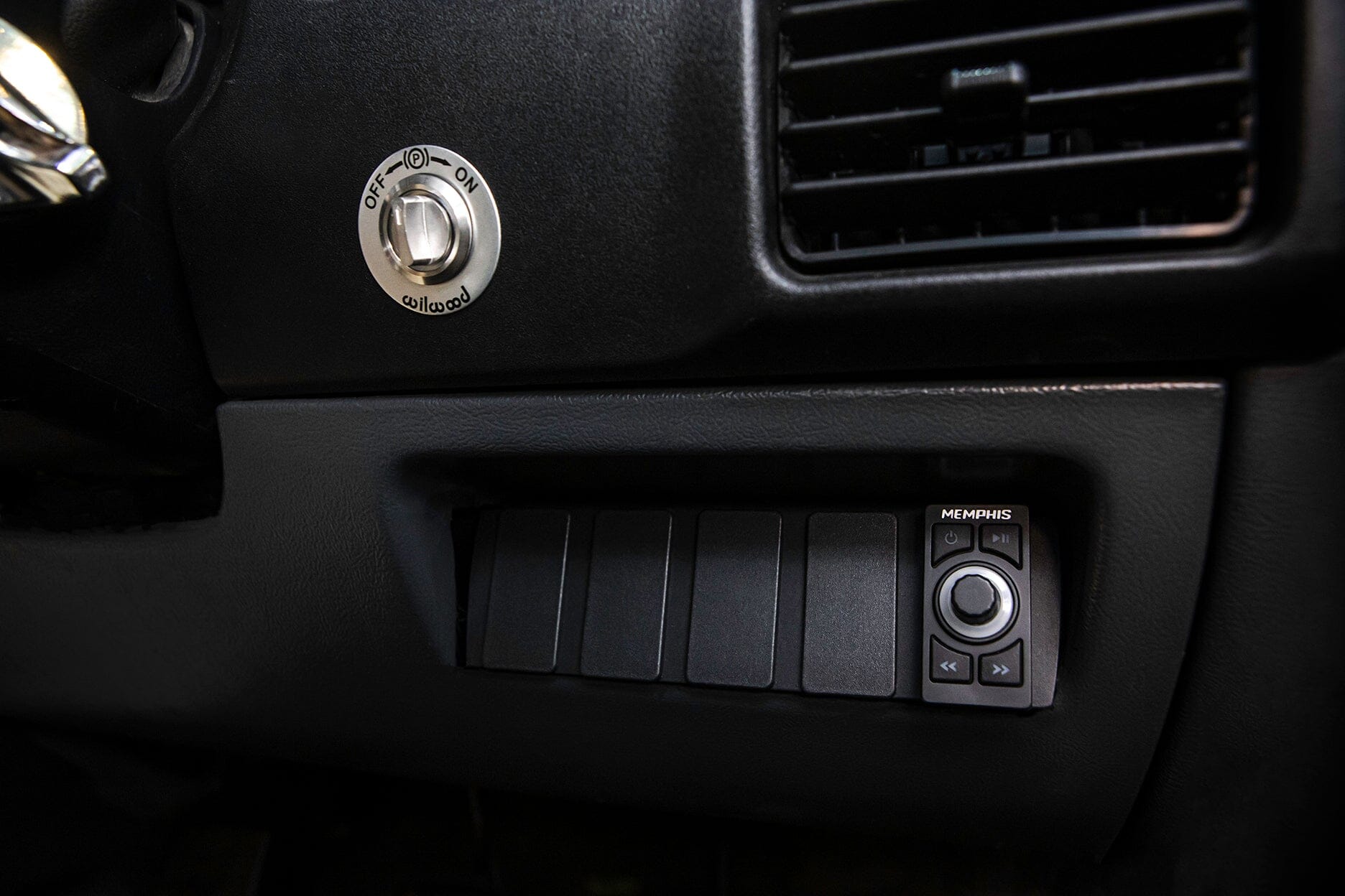 Heavy Duty Rocker Switch Panel for Ford Bronco, F150 & F250 - Lower Dash Mount Accessory for Off-Road, Camping & Overlanding Adventures