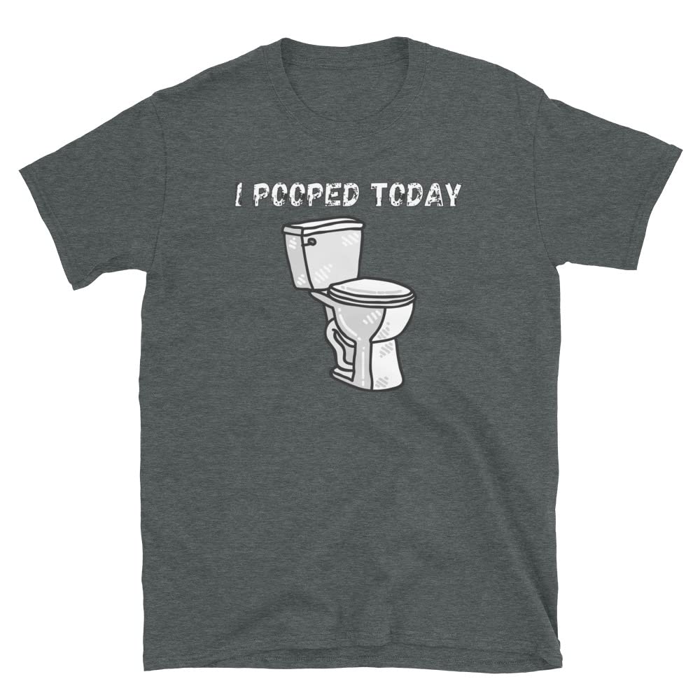 I Pooped Today Funny T-Shirt for Men | Humorous Poop Design | Perfect for Gag Gifts, Casual Wear & Prank Outfits