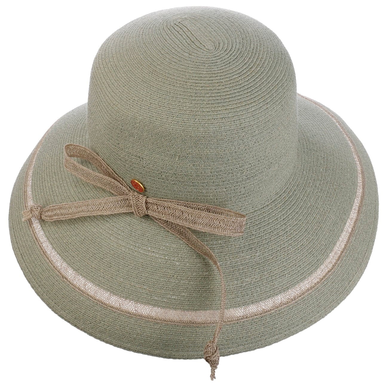 Stylish Mayser Lilien Raffia Hat for Women - Wide Brim Sun Hat for Beach, Summer, and Outdoor Activities