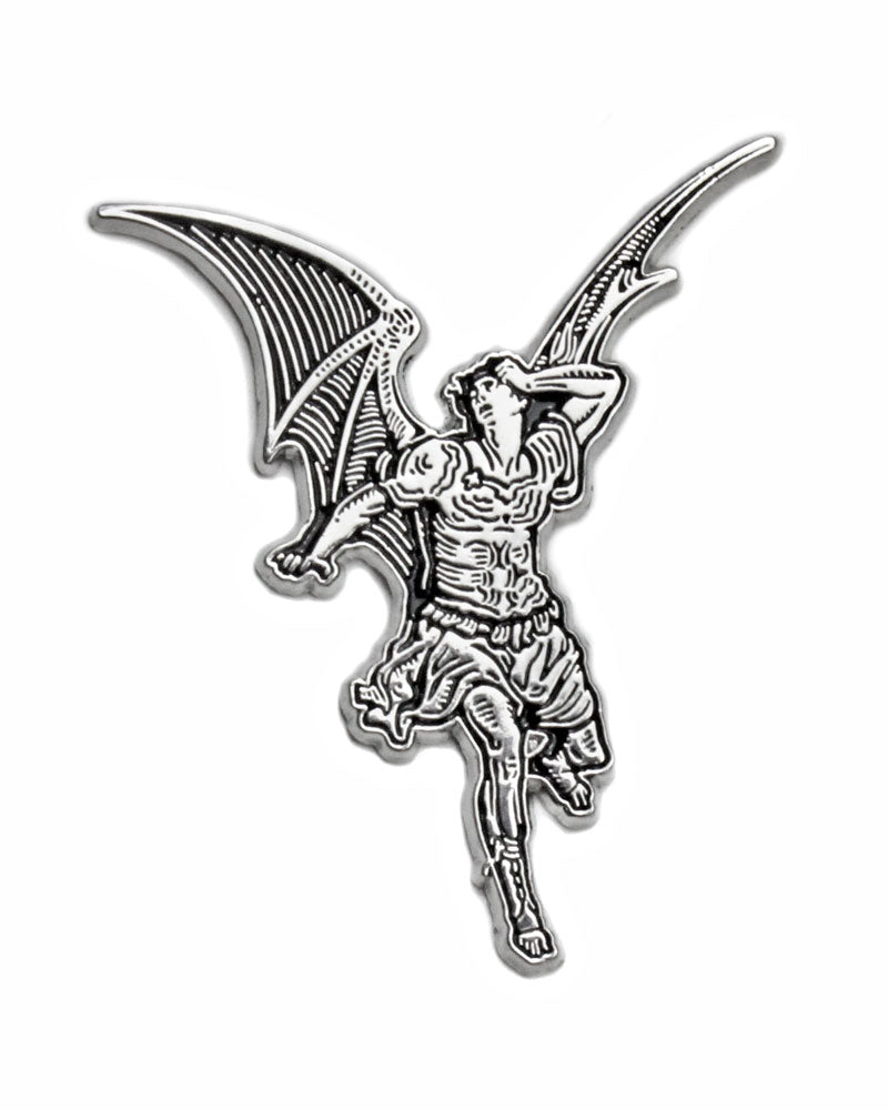 Gustave Doré Lucifer Enamel Pin - Gothic Art Collectible for Jackets, Bags & Backpacks - Perfect for Goth Fashion & Metal Music Fans