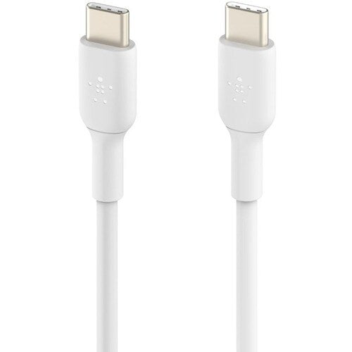 Belkin 1m USB-C to USB-C Fast Charging Cable | High-Speed Data Transfer | 25,000+ Bend Durability Tested | White | Perfect for Smartphones, Tablets & Laptops