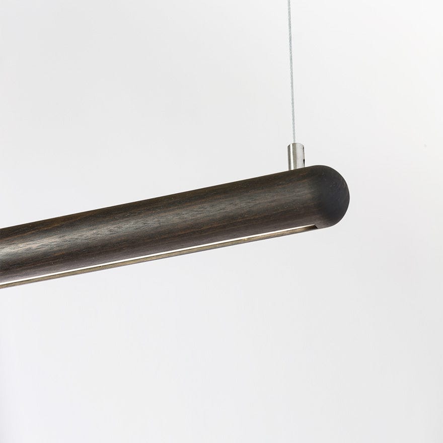 2BY4 Round Edge LED Linear Pendant Light - Modern Dimmable Fixture for Kitchen Island, Dining Room & Office Lighting