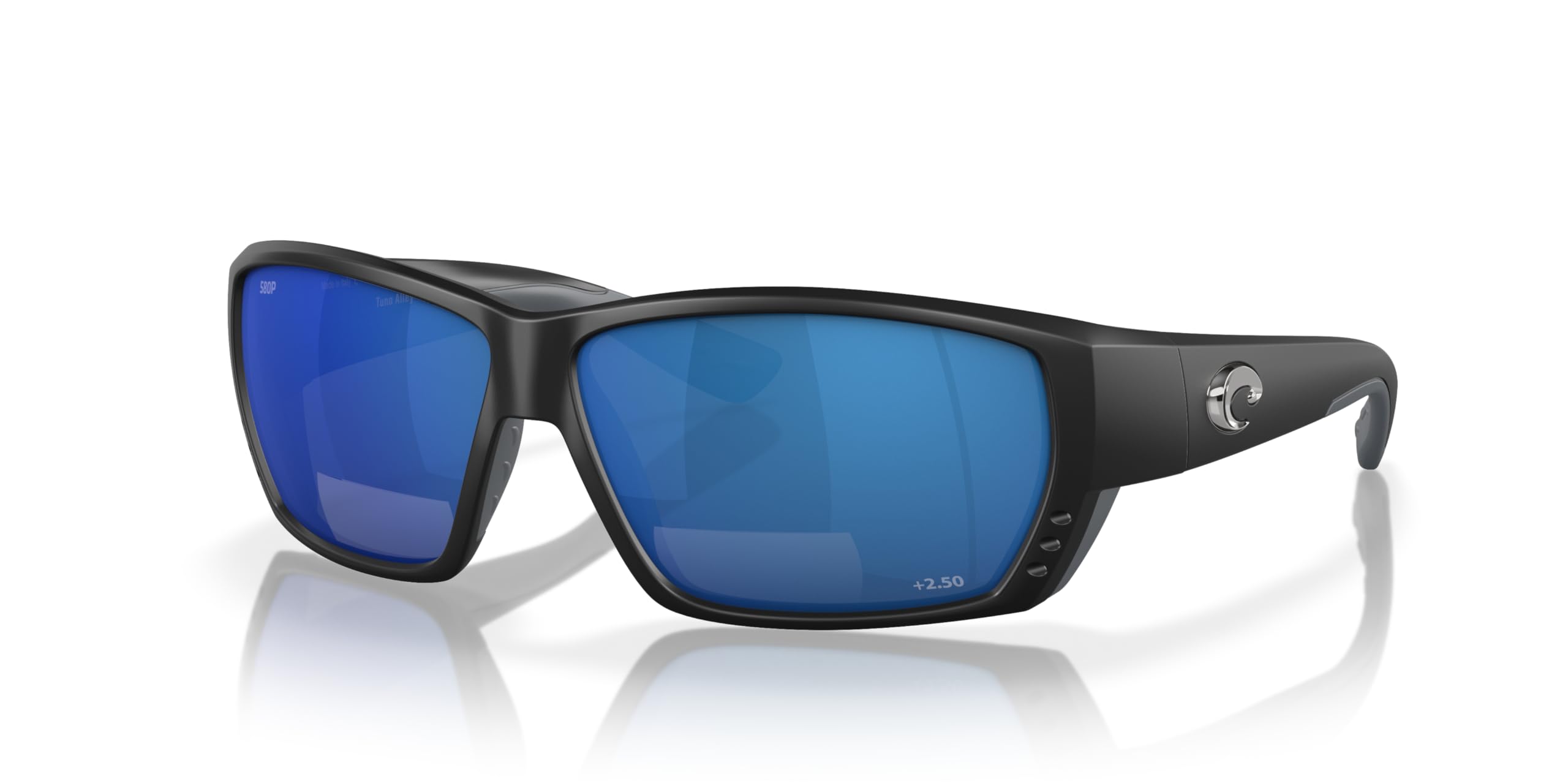 Costa Del Mar Men's Tuna Alley Readers Rectangular Polarized Sunglasses for Fishing, Driving & Outdoor Activities