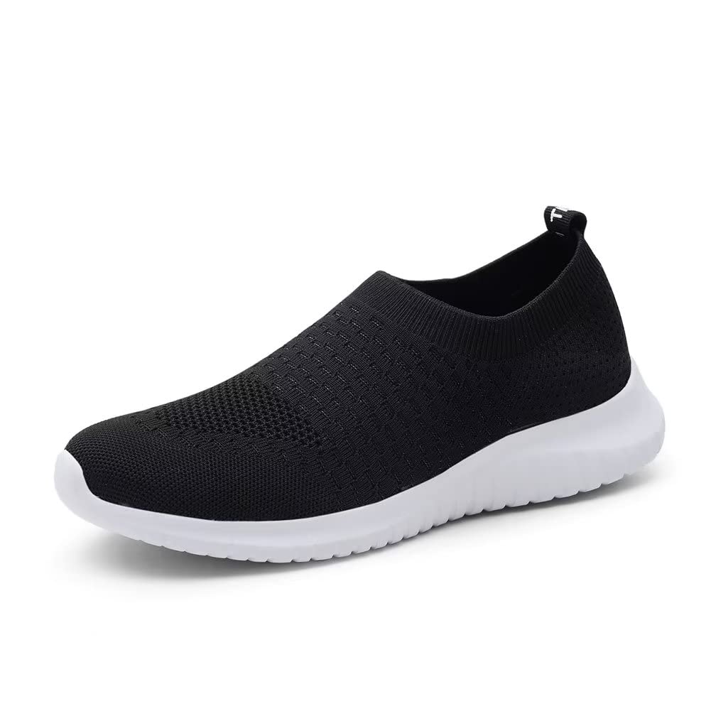 Konhill Women's Walking Tennis Shoes - Lightweight Breathable Athletic Sneakers for Gym, Running & Casual Wear | Slip-On Comfort for Workouts, Walking & Everyday Use