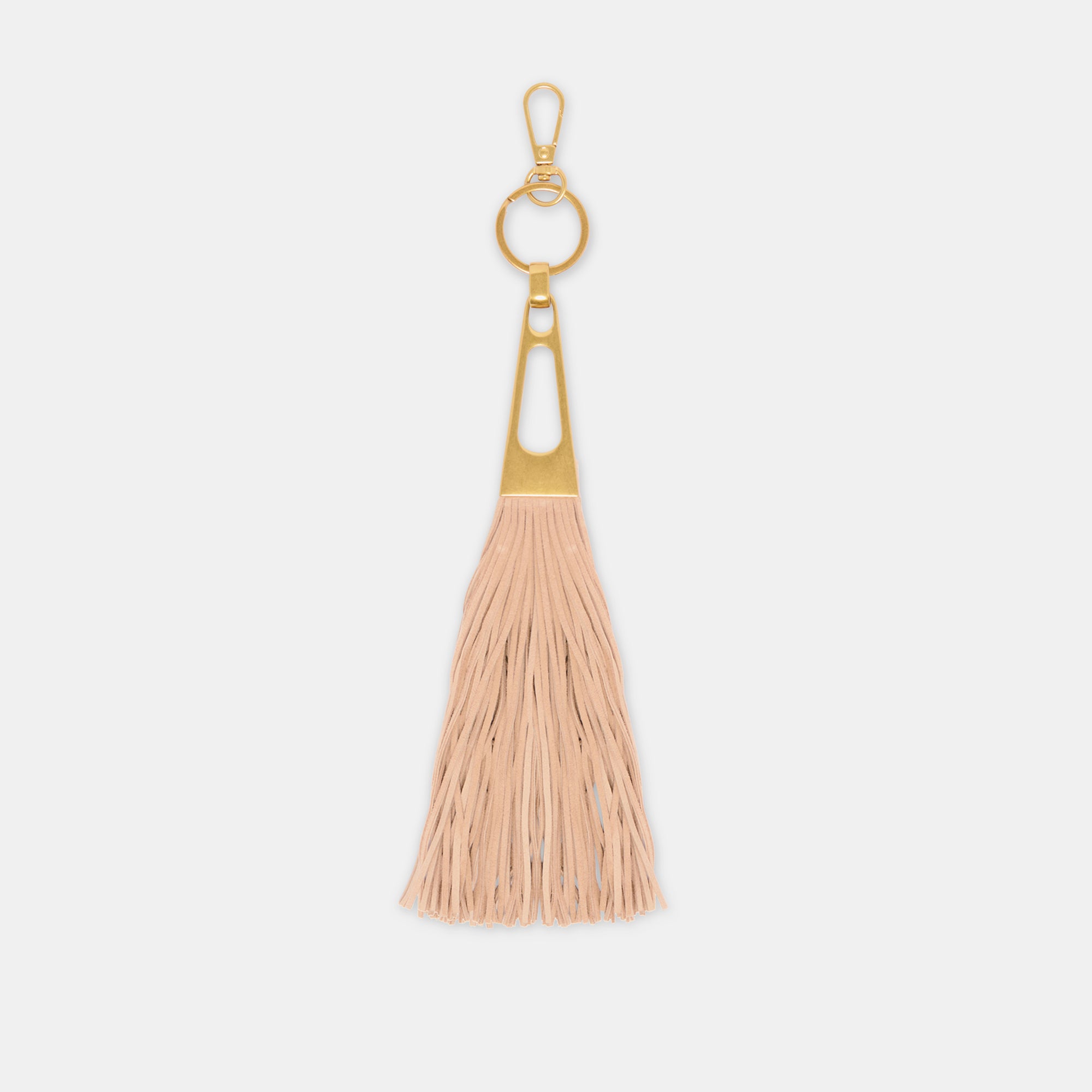 Fringe Tassel Bag Charm in Camel Color - Stylish Handbag Accessory for Women, Boho Fashion & Party Outfits
